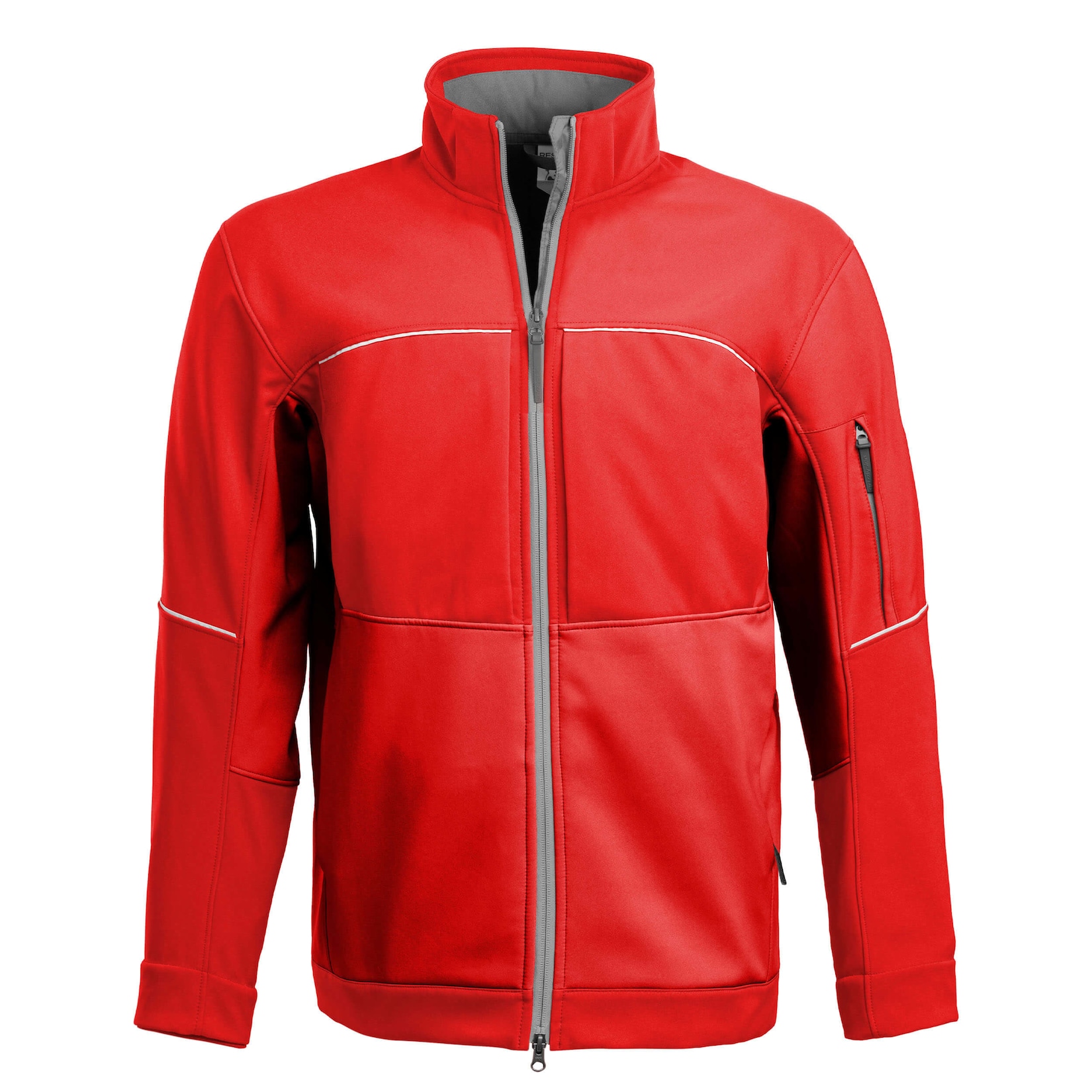 QUALITEX HIGH QUALITY WORKWEAR Softshelljacke RESIST rot Herren: 4XL