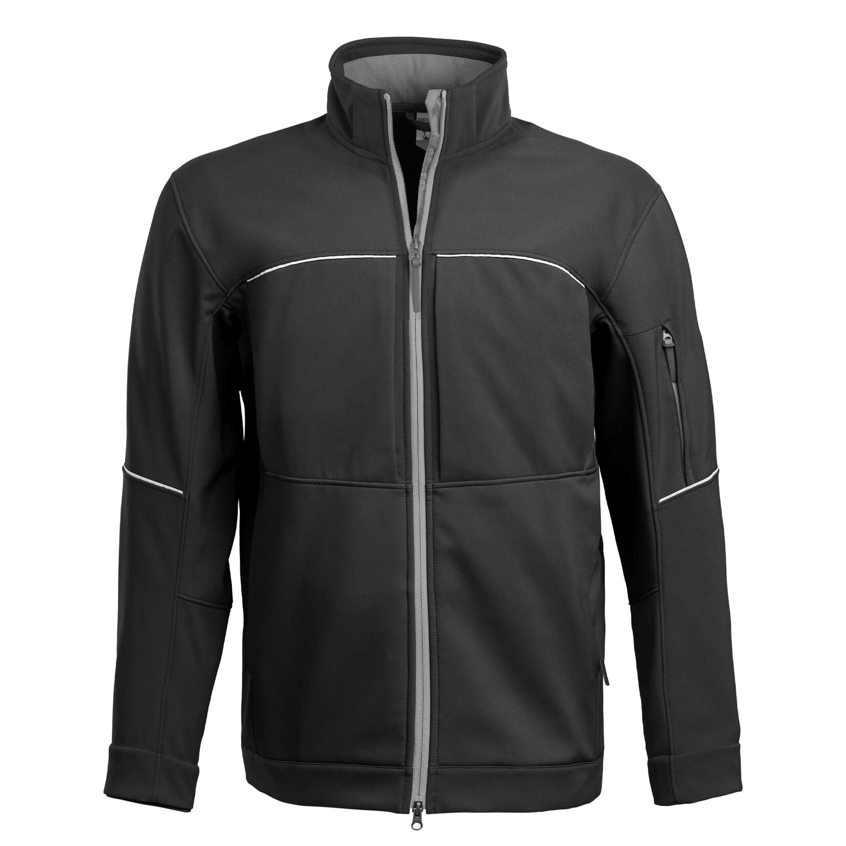 QUALITEX HIGH QUALITY WORKWEAR Softshelljacke RESIST schwarz Herren: 6XL