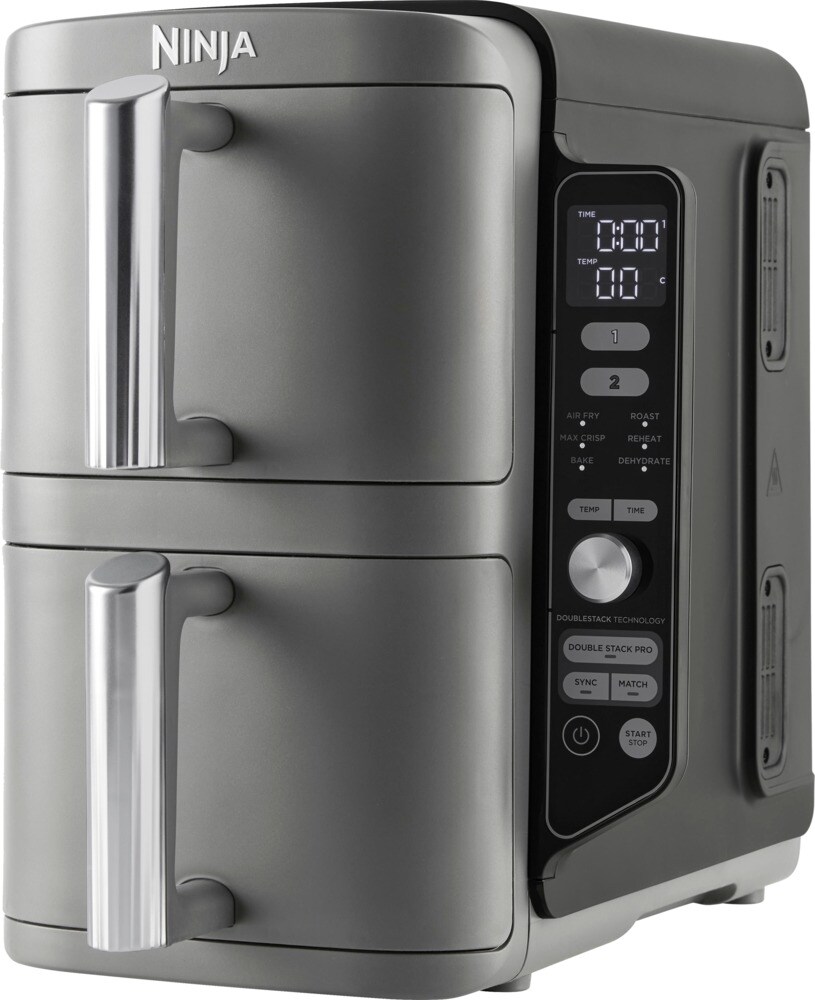 Friteuse Ninja Double Stack DualZone SL400EU 2470 W Noir et Gris