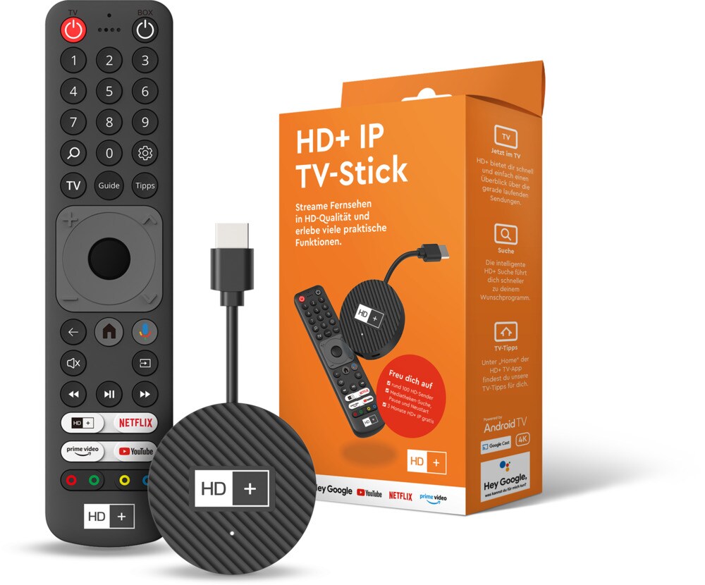 HD plus HD+ IP TV-Stick inkl. HD+ IP für 3 Monate | 04260155560408