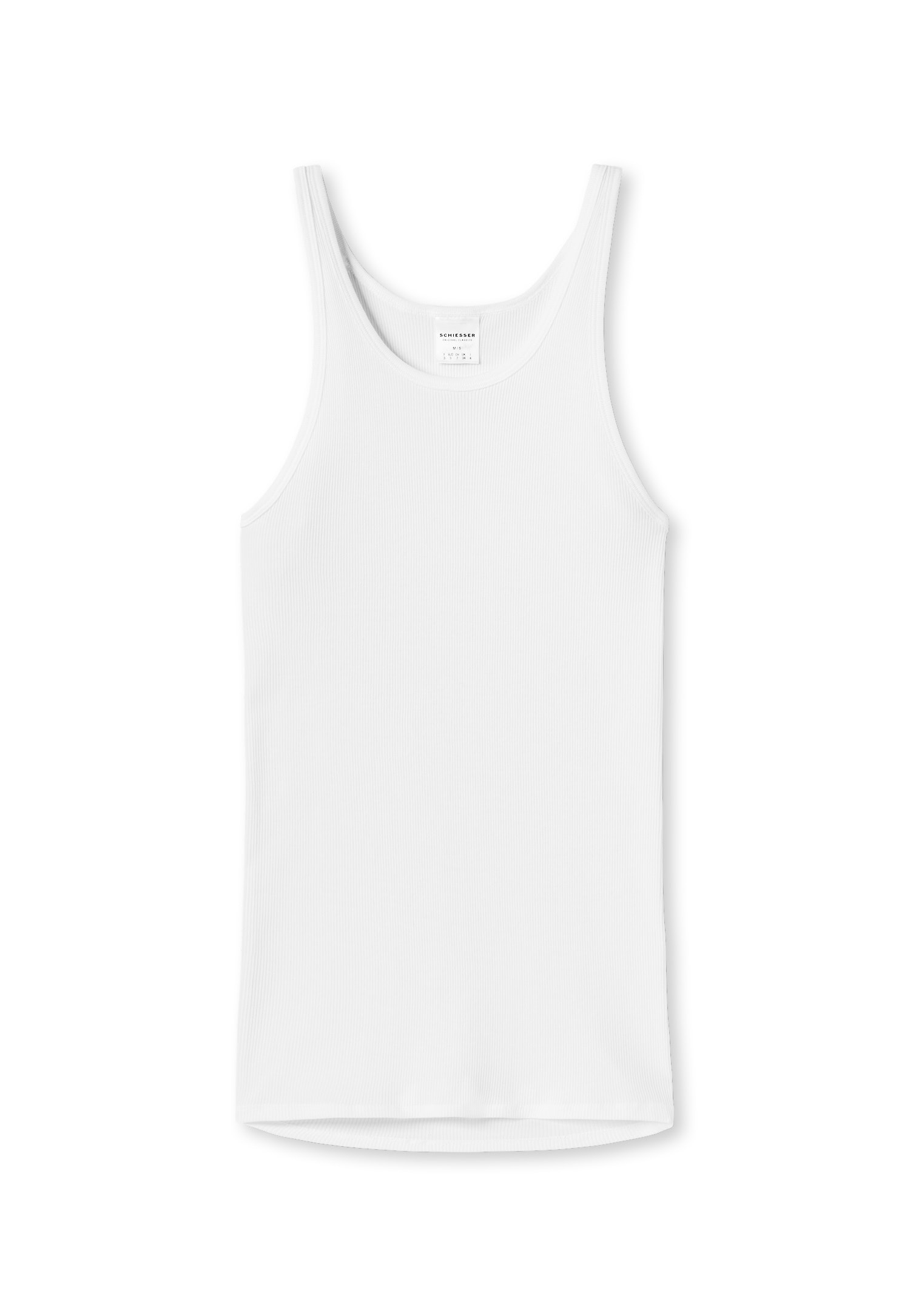 Herren Unterhemd Wei&szlig; - Bild 1