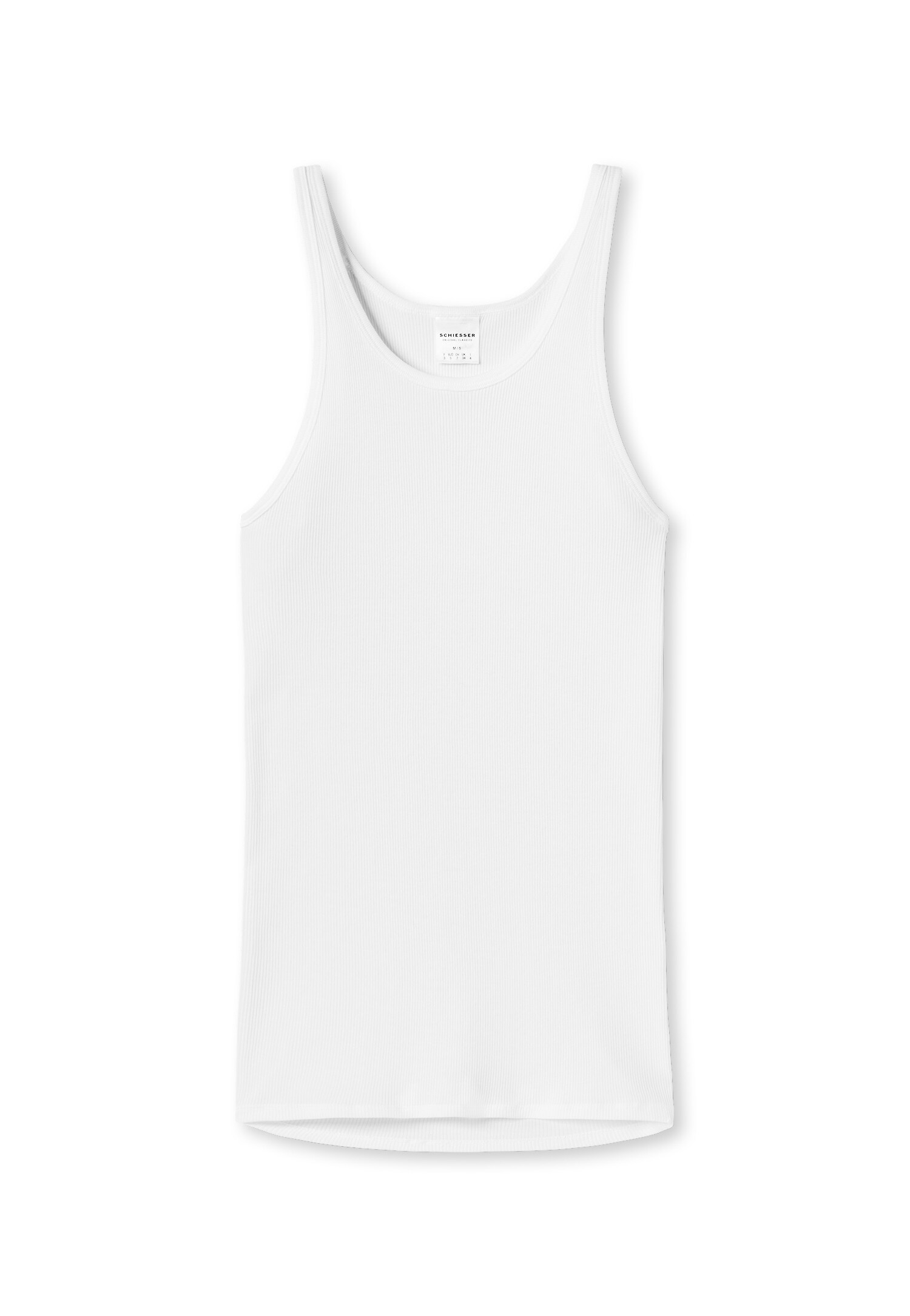 Herren Unterhemd Wei&szlig; - Bild 1