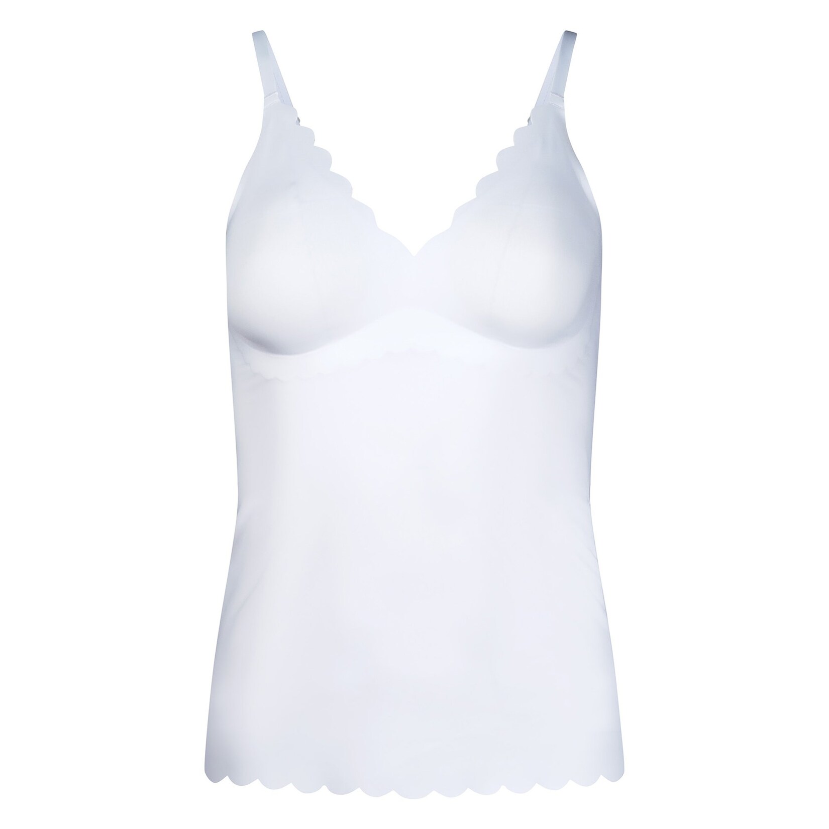 Da. Spaghettishirt herausn. Pads Sensation Damen Unterhemd