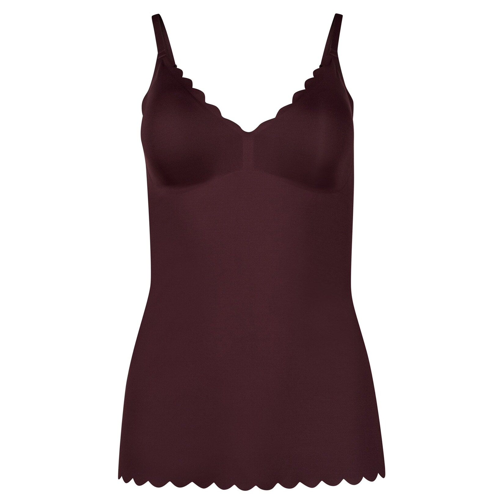 Da. Spaghettishirt herausn. Pads Sensation Damen Unterhemd