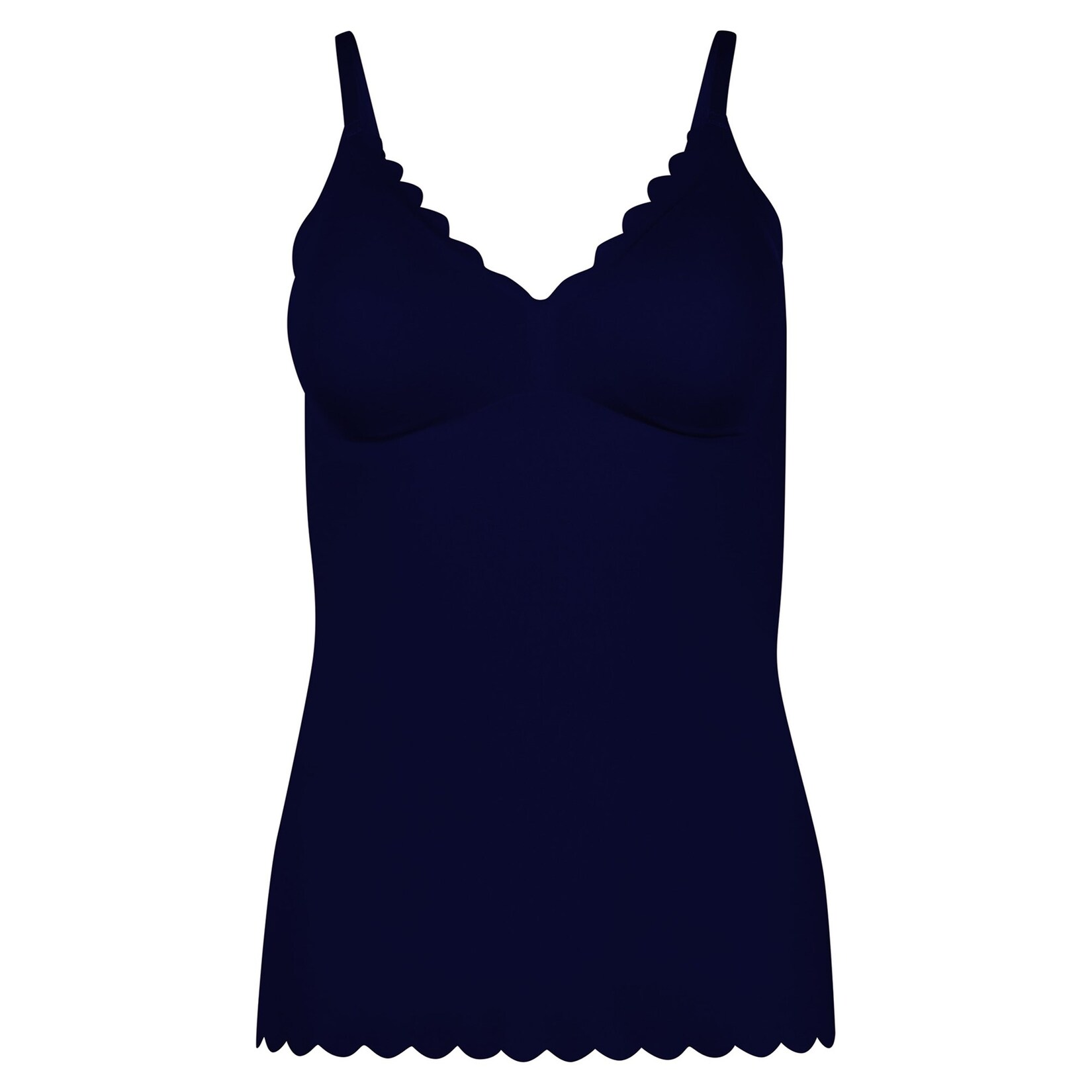 Da. Spaghettishirt herausn. Pads Sensation Damen Unterhemd