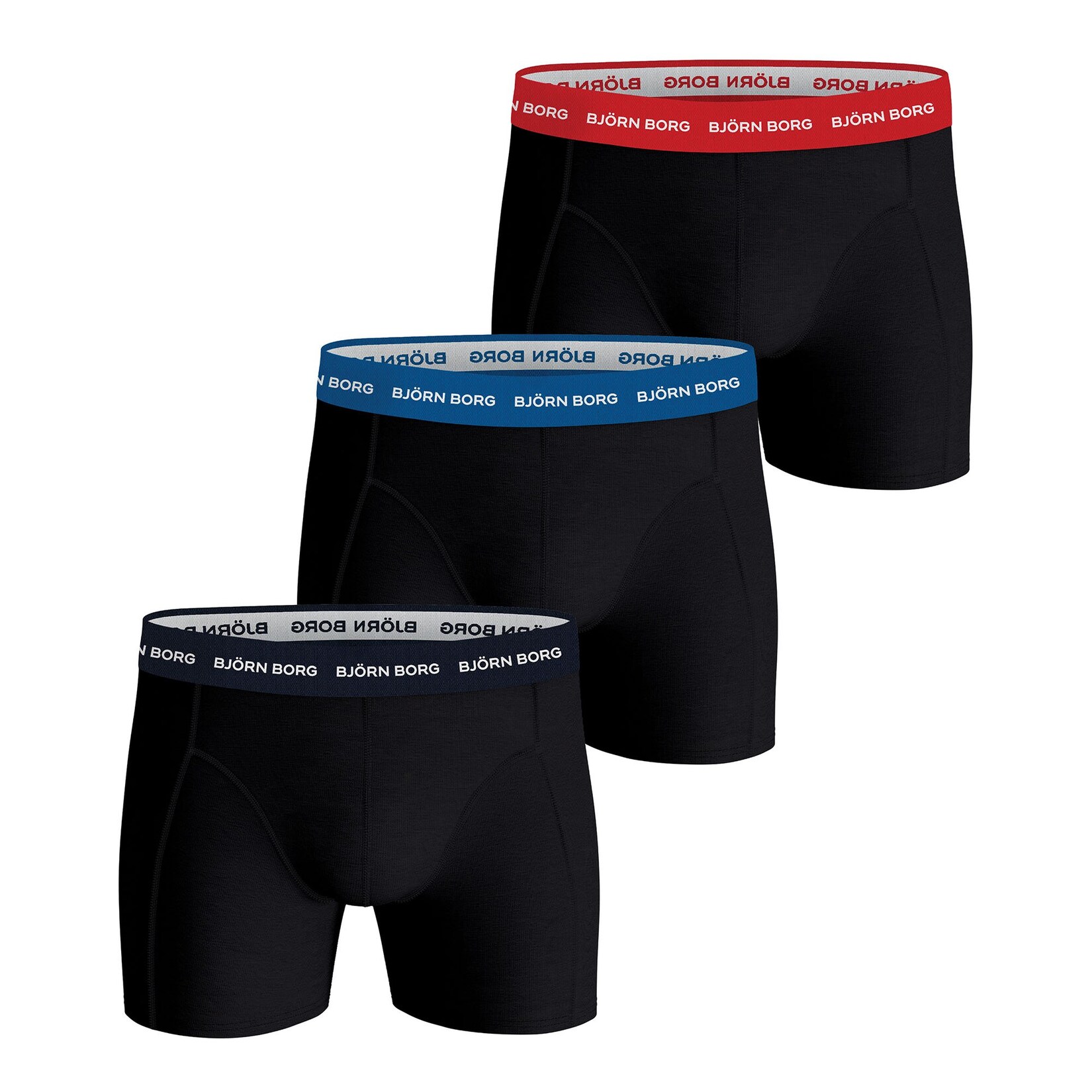 Cotton Stretch Boxer Trunks 3P Herren Boxershort