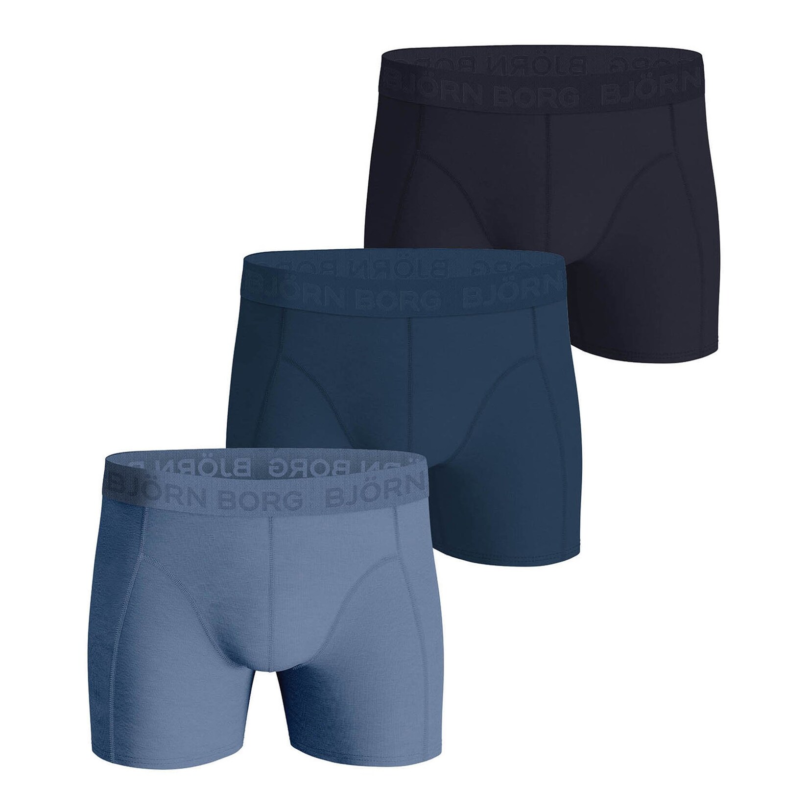Cotton Stretch Boxer Trunks 3P Herren Boxershort