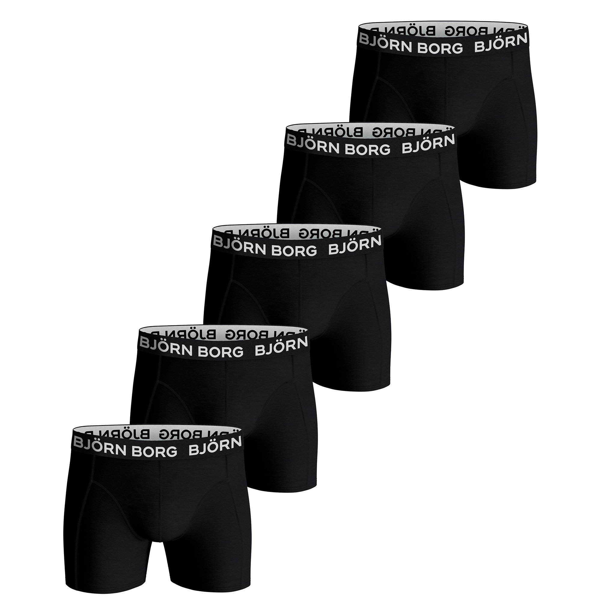 Cotton Stretch Trunks Big Logo 5P Herren Boxershort - Bild 1