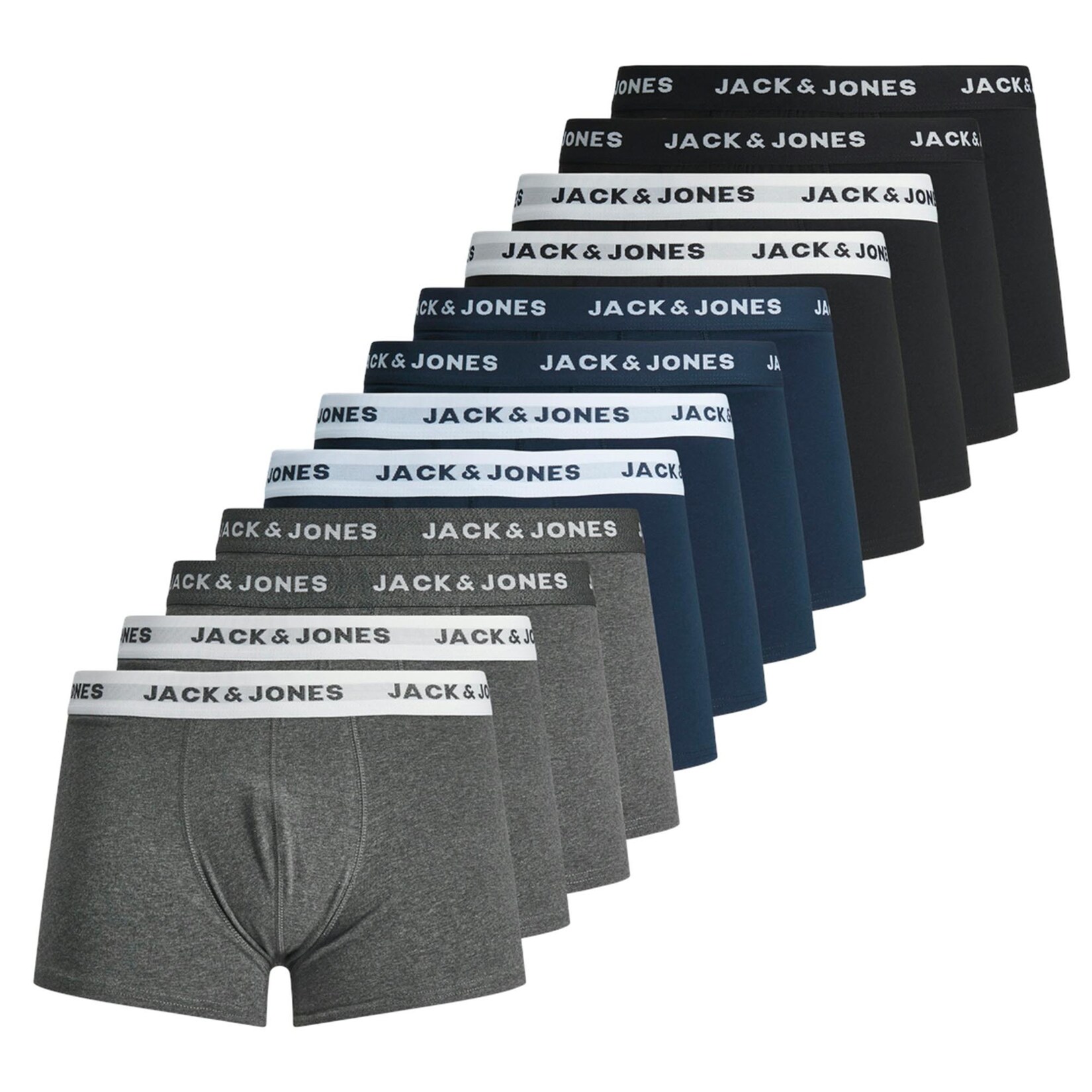 JACSHADE SOLID TRUNKS 12P Herren Boxershort