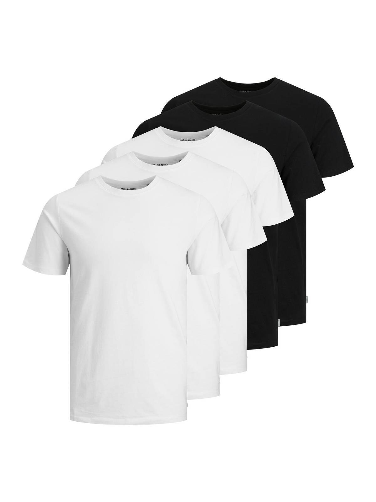 JJEORGANIC BASIC TEE O-NECK 5PK Herren T-Shirt