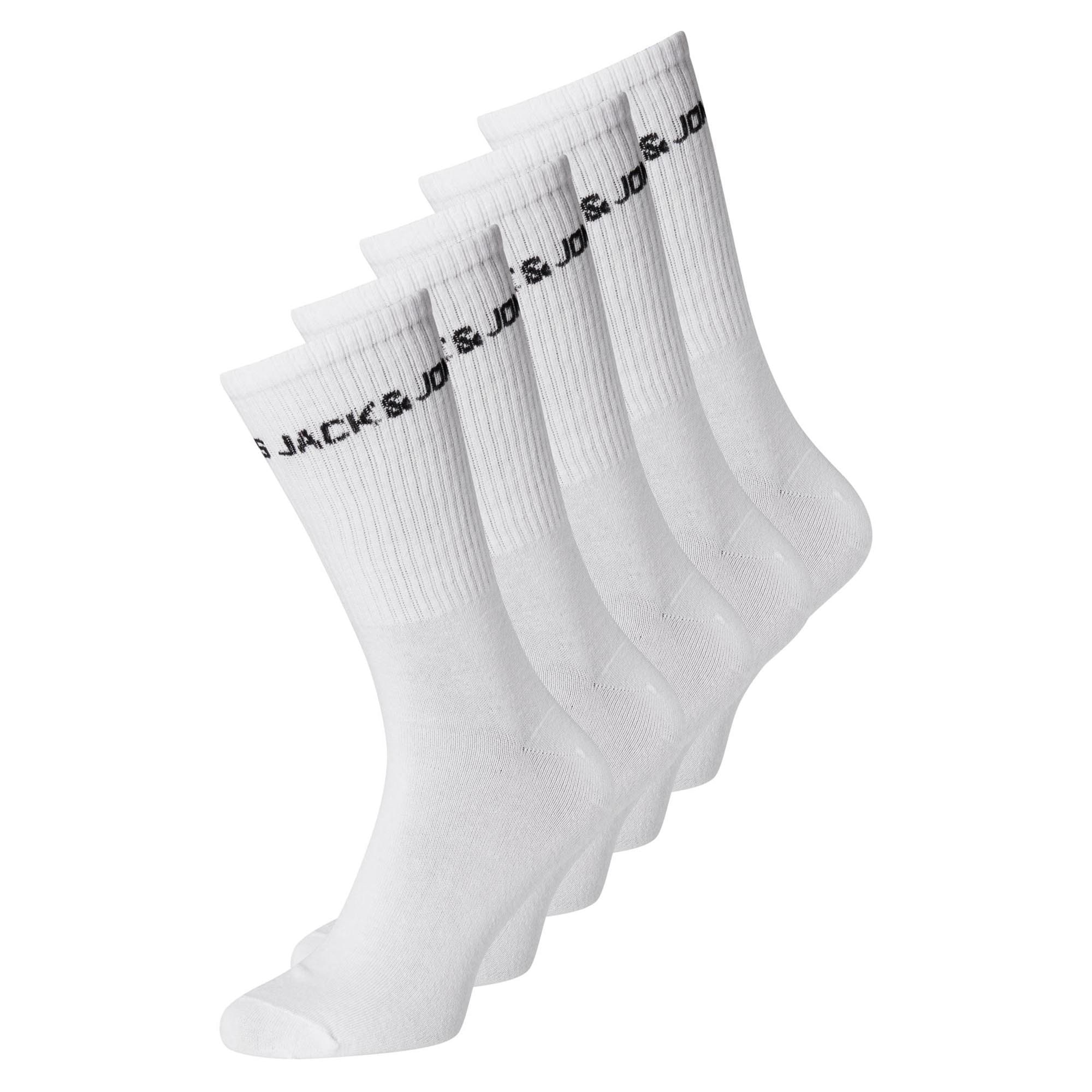 JACBASIC LOGO TENNIS SOCK 5 PACK JNR Unisex Socken - Bild 1