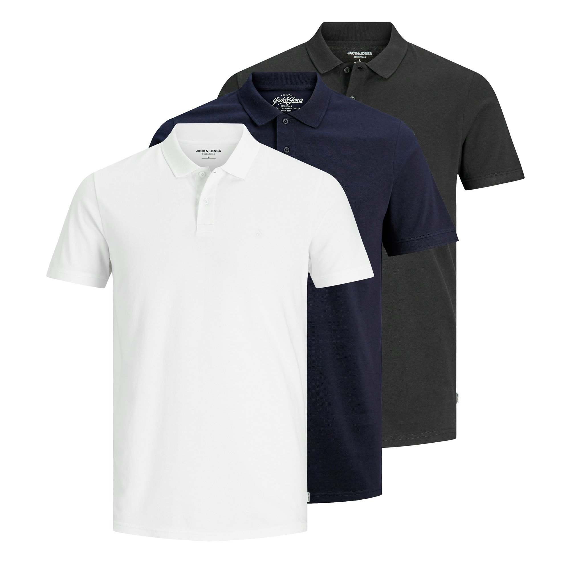 JJEBASIC POLO 3PK Herren Poloshirt - Bild 1