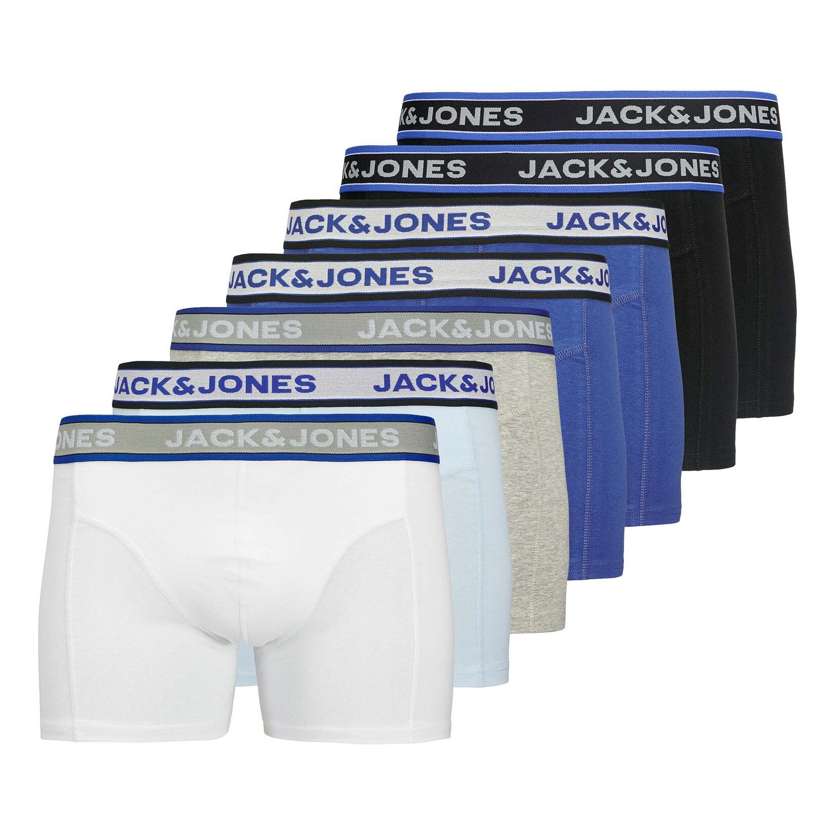 JACHUDSON SOLID TRUNKS 7 PACK Herren Boxershort