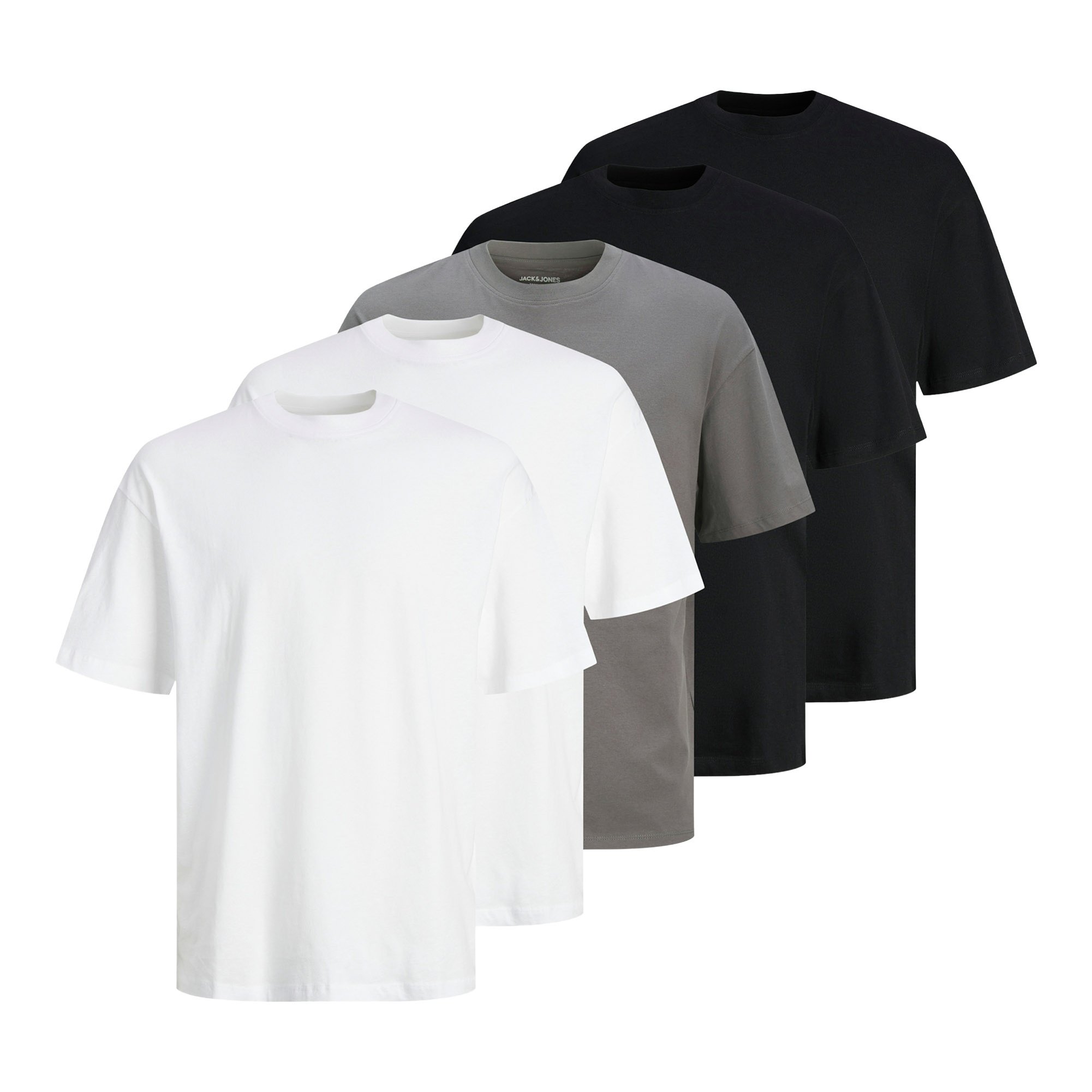 JJHUGO LOOSE TEE SS CREW NECK Herren T-Shirt - Bild 1
