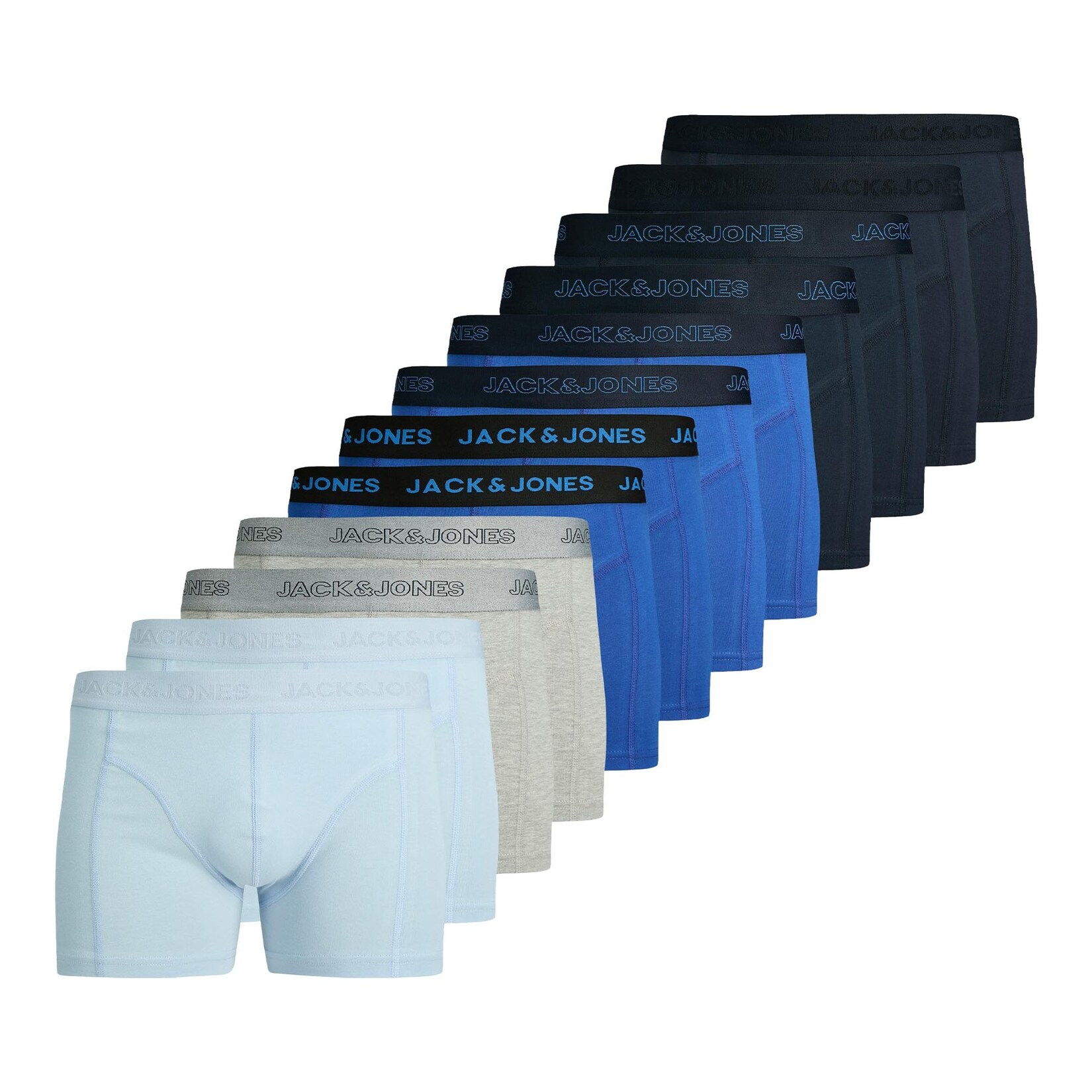 JACCOOPER TRUNKS 12 PACK, Herren Boxershort