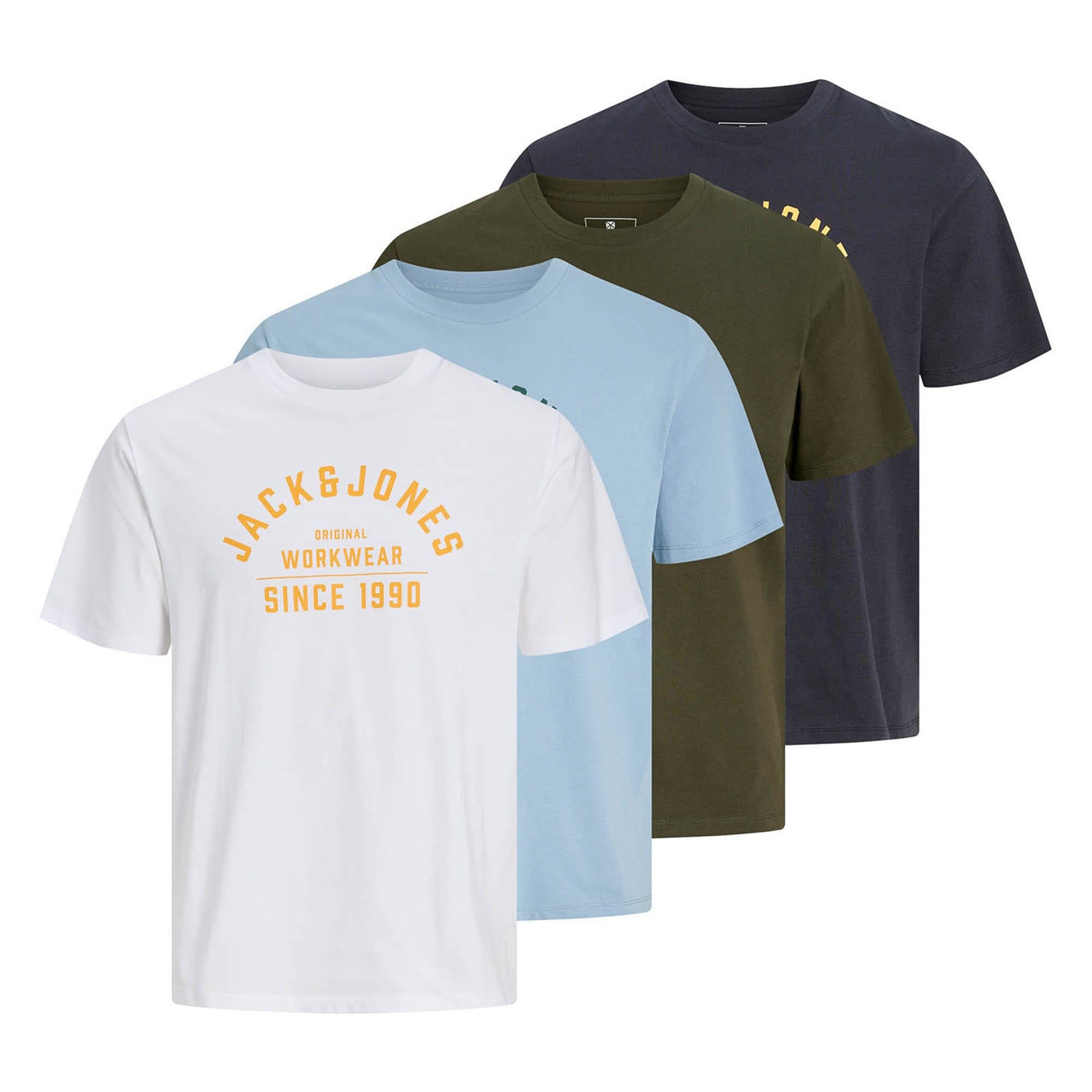 JPRBLUTHOR TEE 4PK Herren T-Shirt - Bild 1