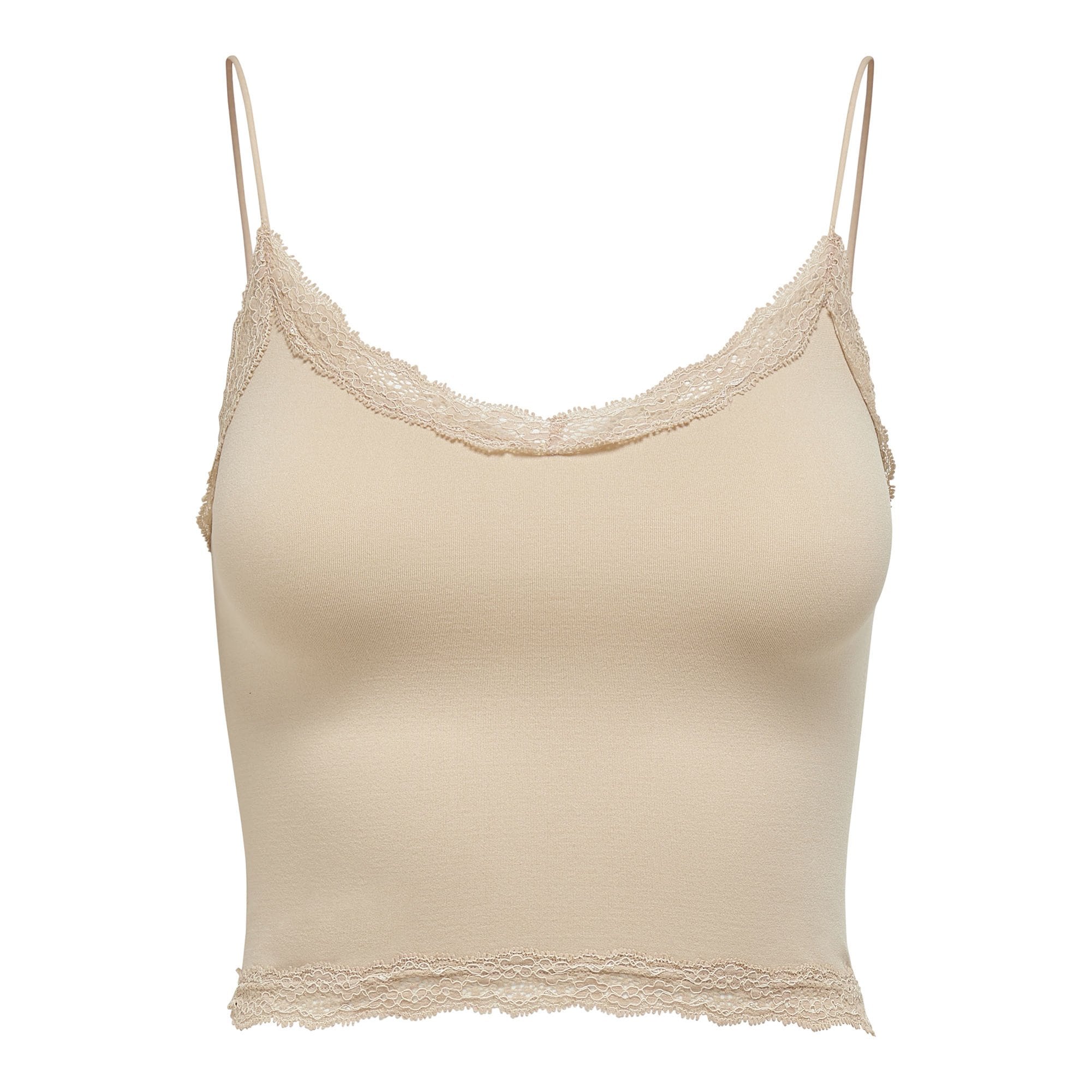 ONLVICKY LACE SEAMLESS CROPPED TOP Damen T-Shirt - Bild 1