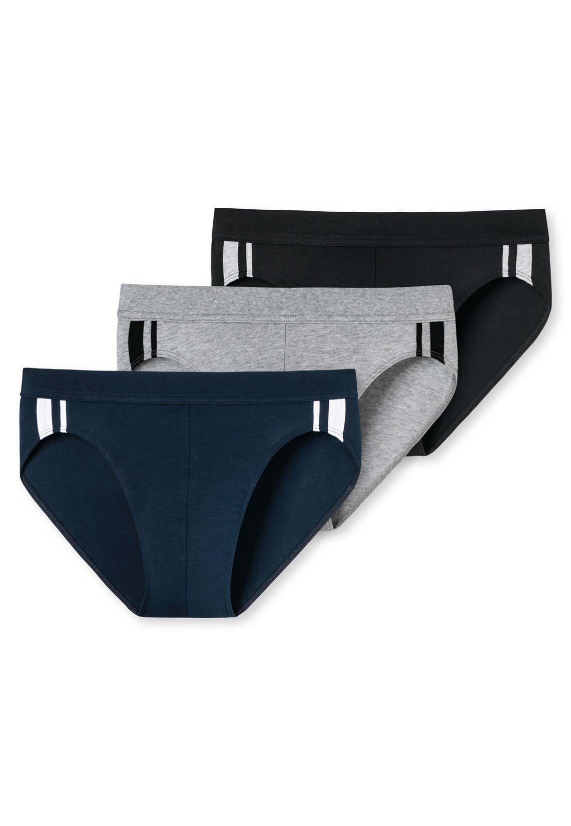 Rio-Slips 3er-Pack Organic Cotton Streifen mehrfarbig - 95/5 4