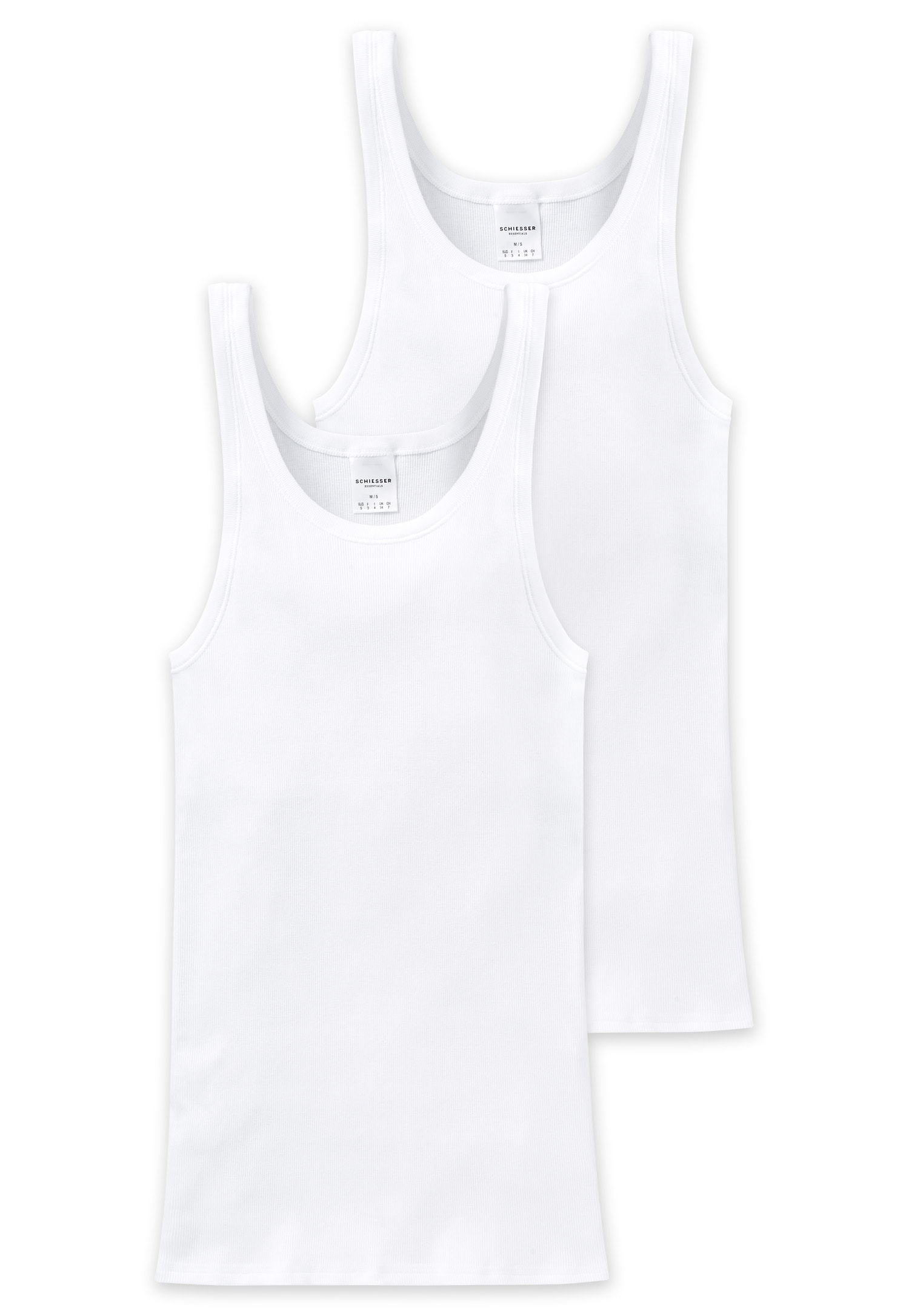 Herren Unterhemd Wei&szlig; - Bild 1