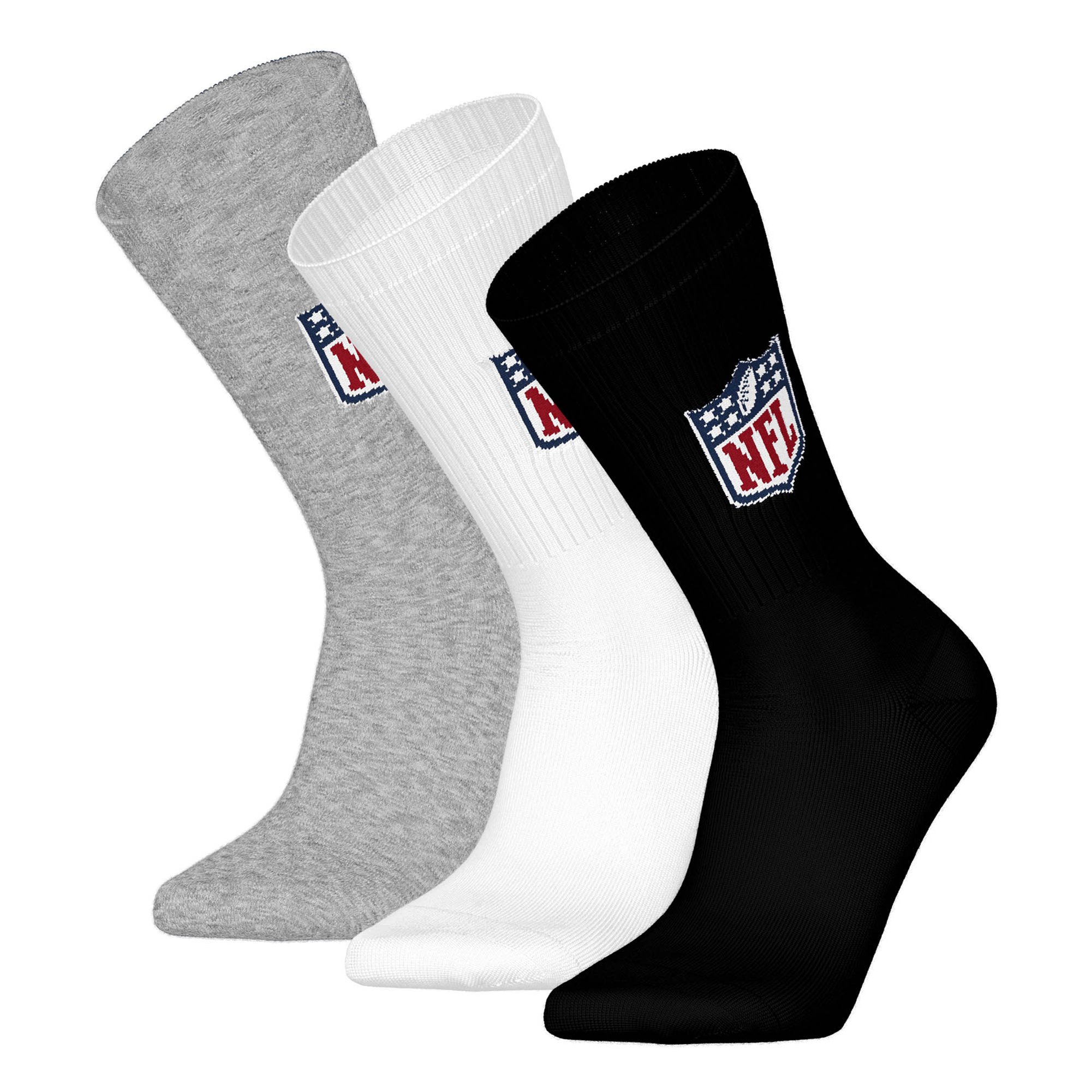 NFL SHIELD 3Pack Crew Socks Unisex Socken - Bild 1