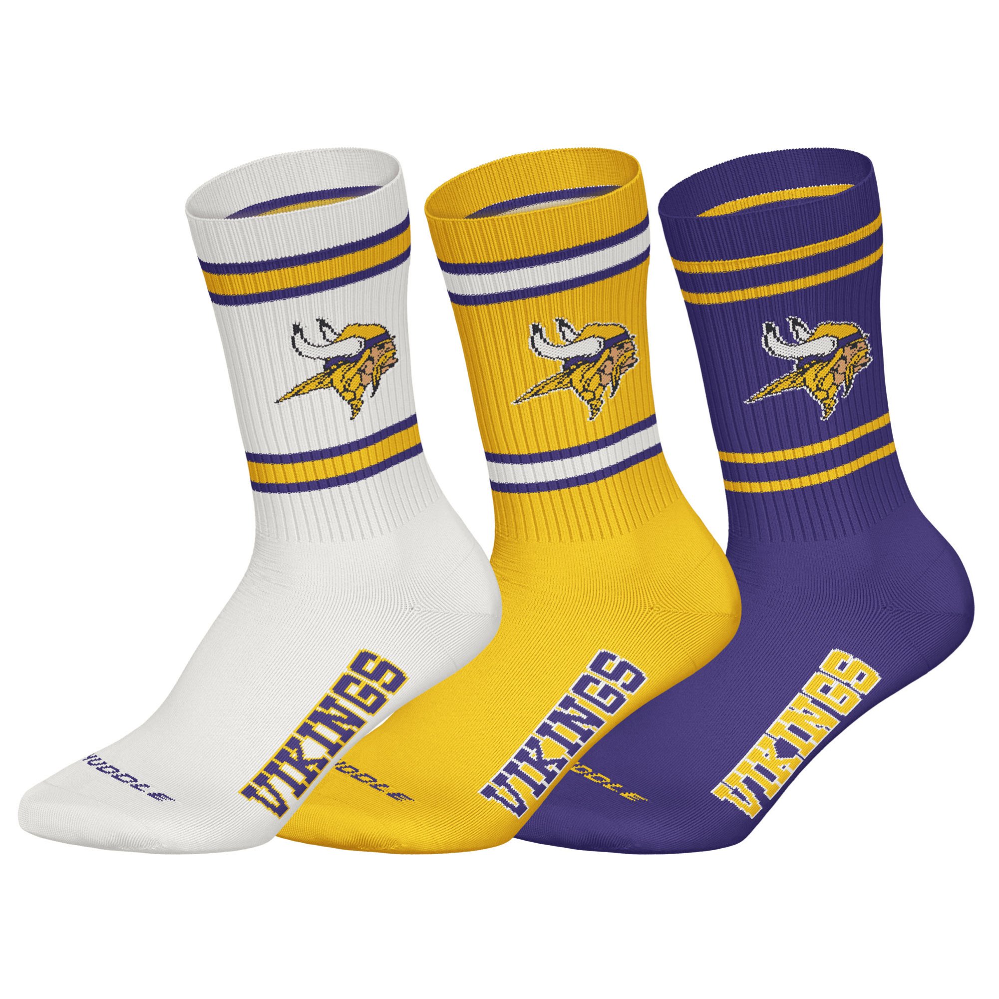 NFL 3Pack Crew Socks Unisex Socken - Bild 1