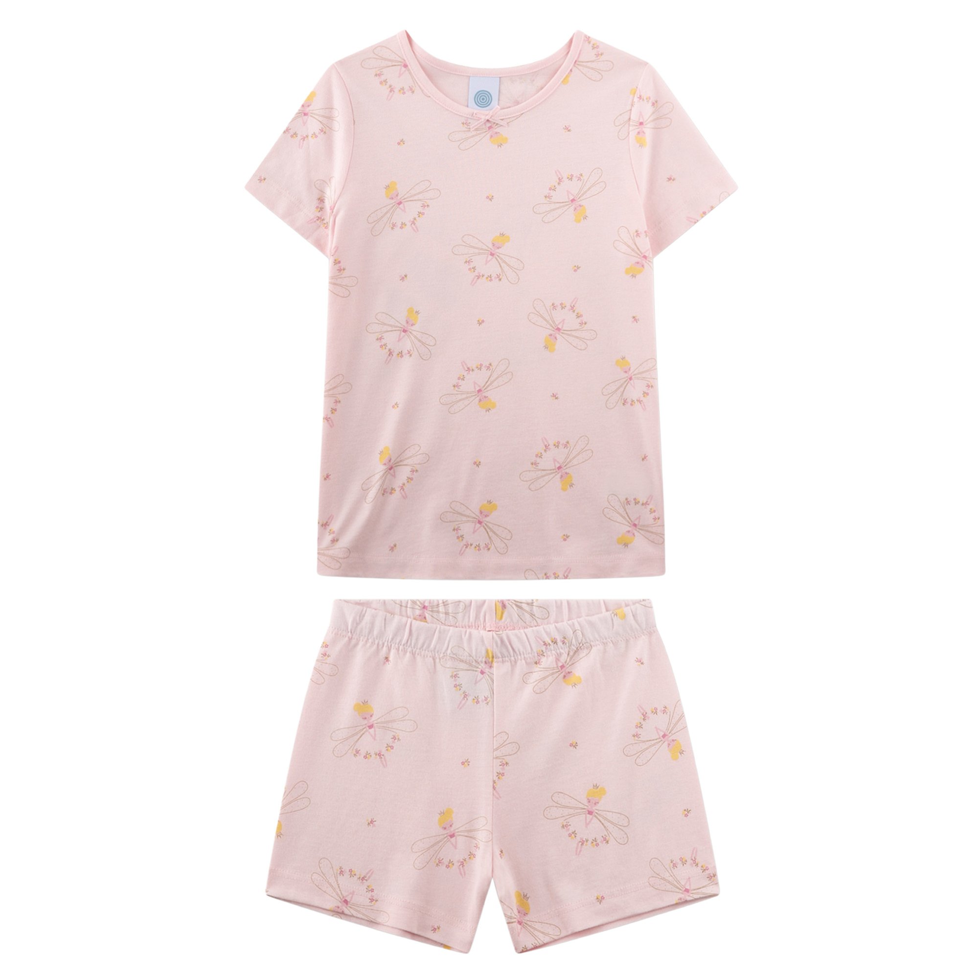 Schlafanzug Fee kurz Kids M&auml;dchen Pyjama - Bild 1