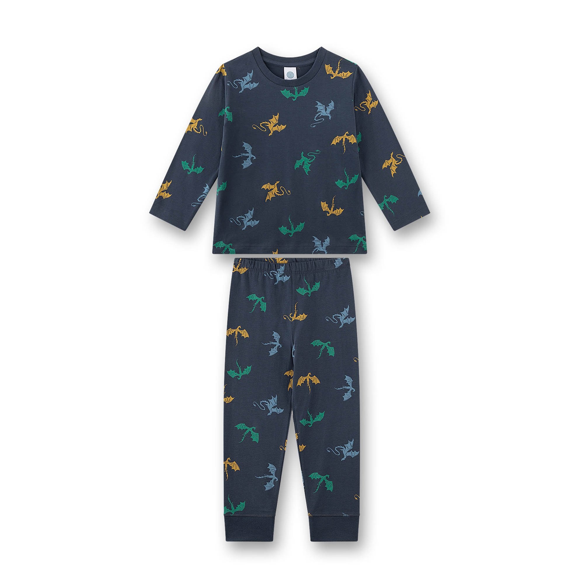 Schlafanzug Drachen lang Kids Jungen Pyjama - Bild 1