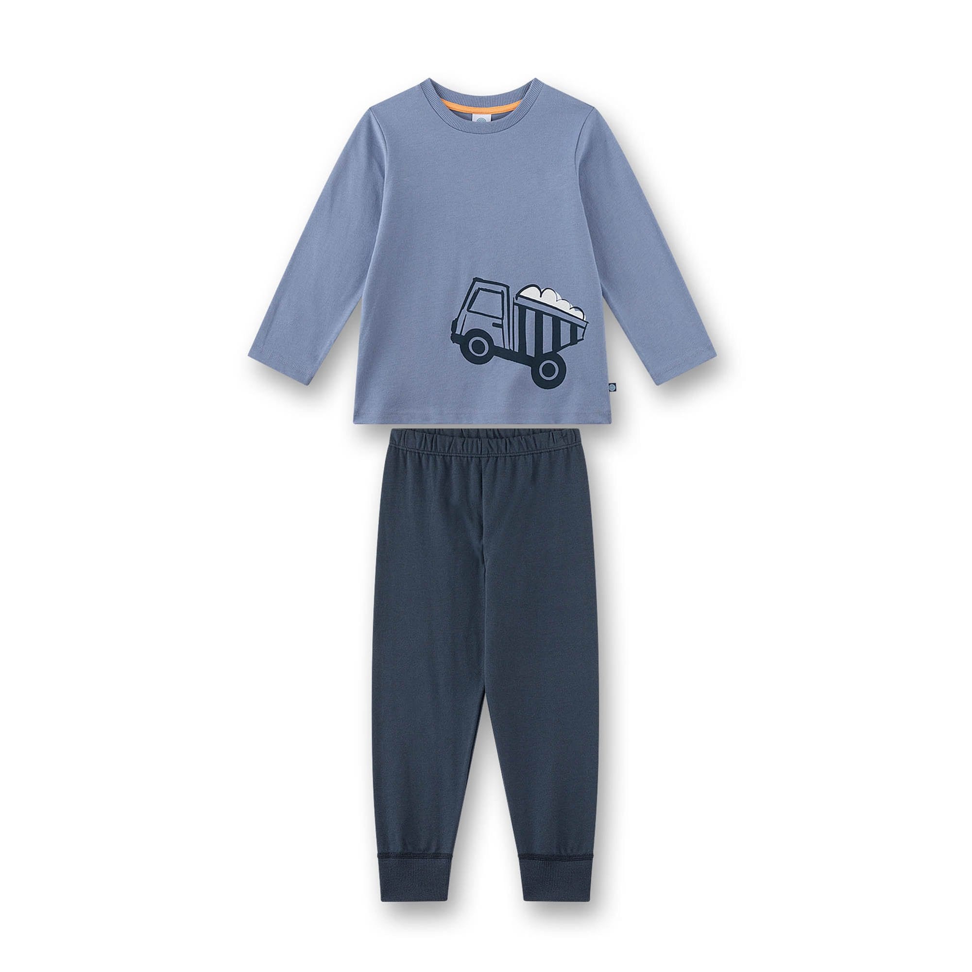 Schlafanzug Bagger lang Kids Jungen Pyjama - Bild 1