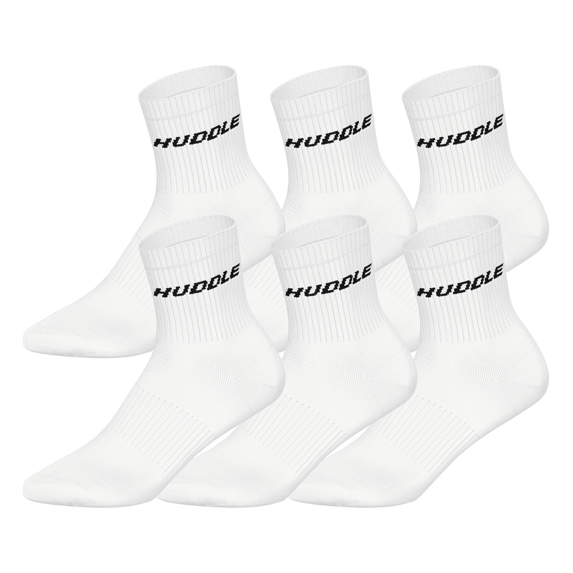 HUDDLE  6pk Short Crew Socks Unisex Socken - Bild 1