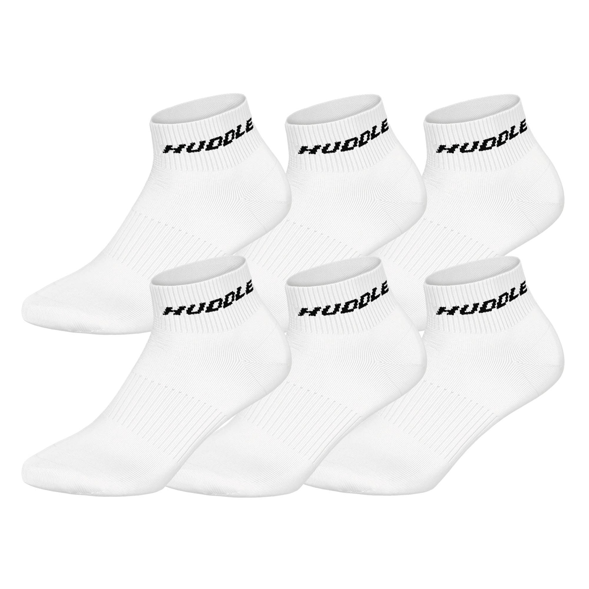 HUDDLE 6pk Quarter Socks Unisex Socken - Bild 1