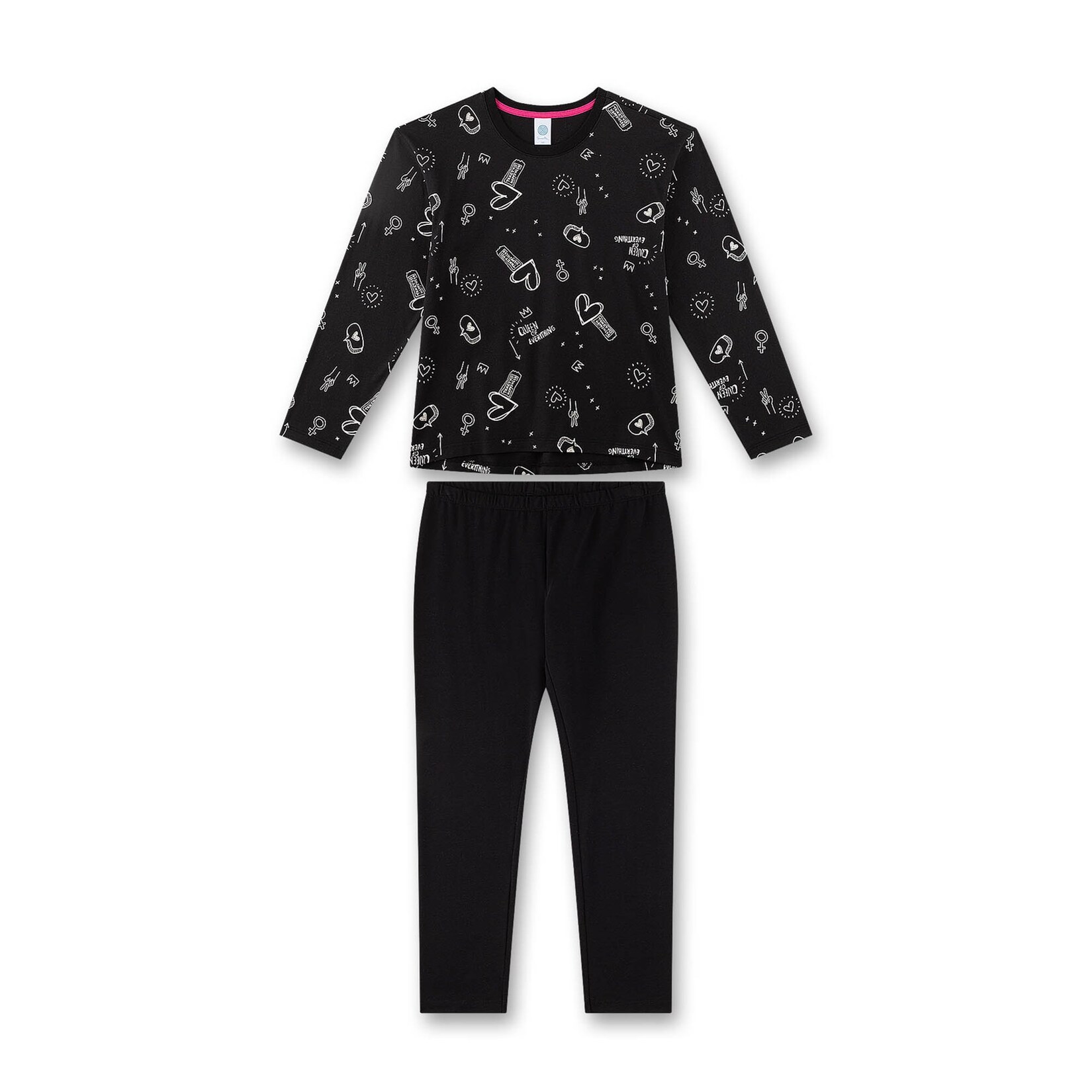Pyjama Teenager lang Queen of Everything Mädchen Pyjama