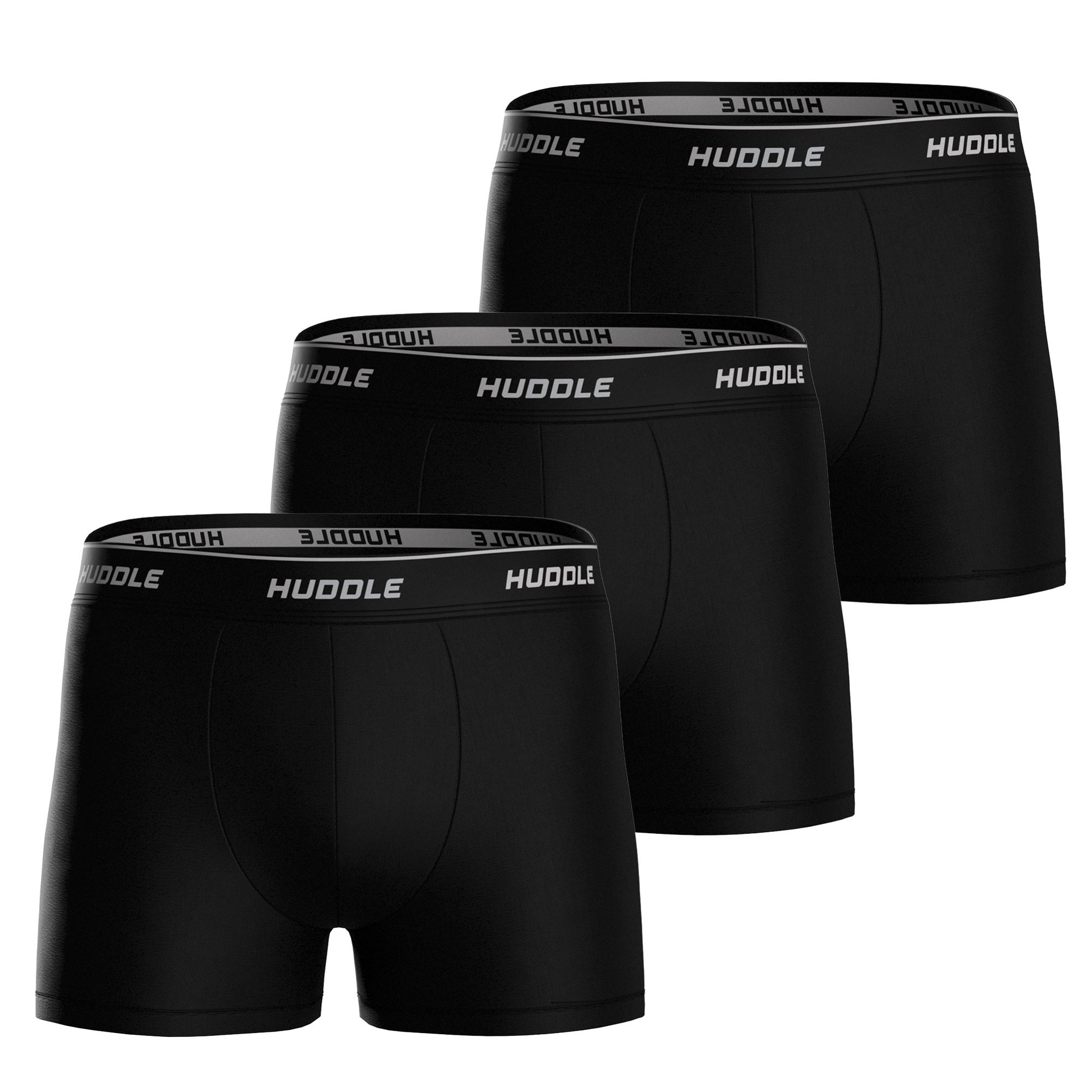 HUDDLE  3pk Boxers Herren Boxershort - Bild 1