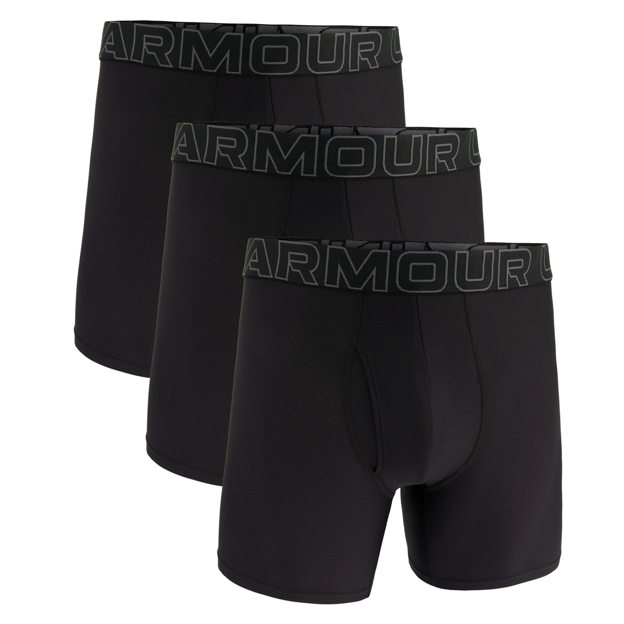 UA PERFORMANCE TECH MESH -SOLID 6 IN 3PK Herren Boxershort - Bild 1