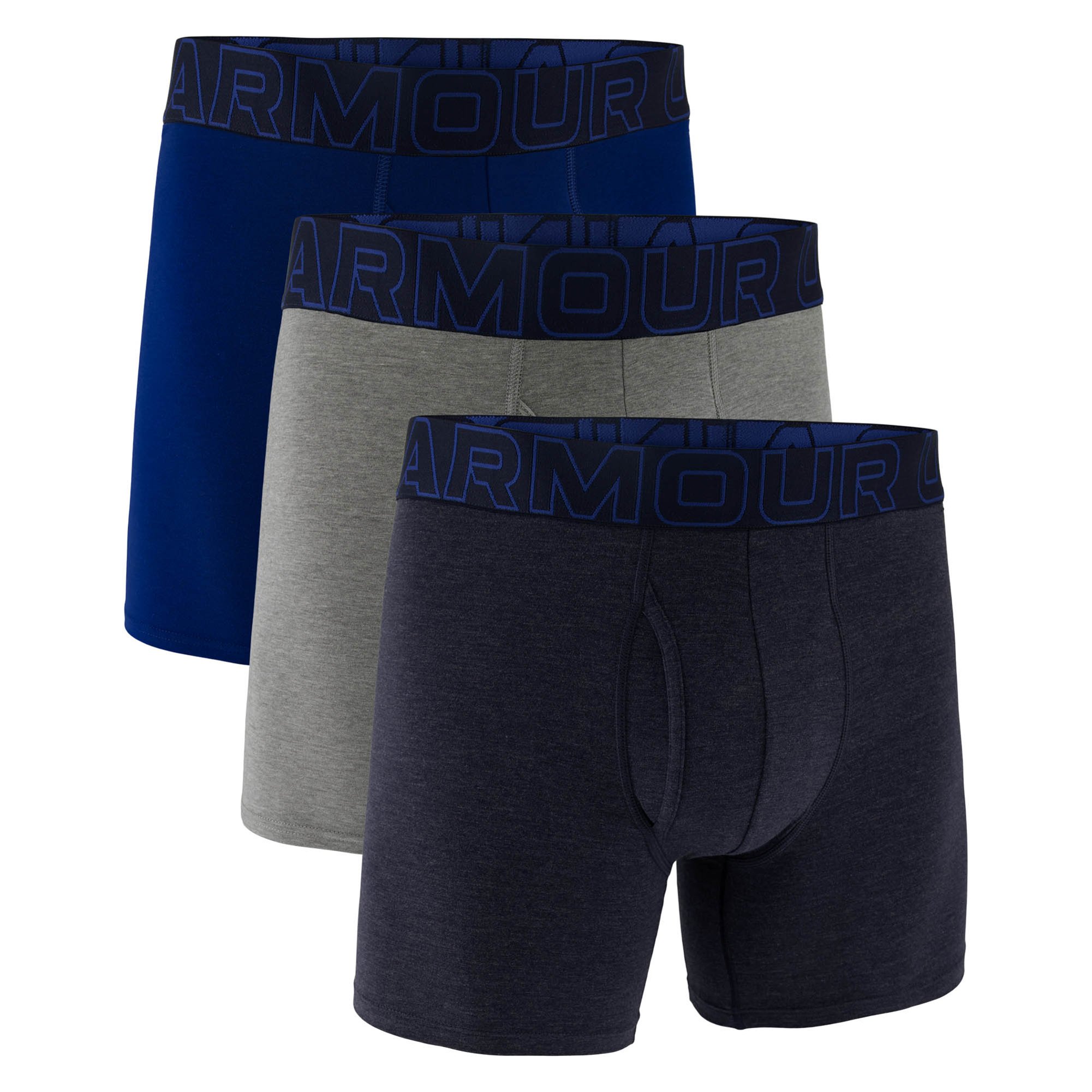 UA PERFORMANCE COTTON - SOLID 6 IN 3PK Herren Boxershort - Bild 1