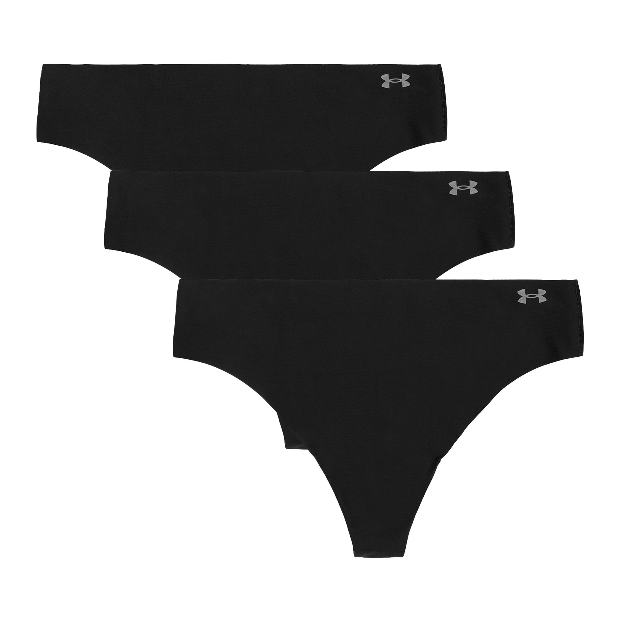 UA PURE STRETCH NO SHOW THONG -SOLID 3PK Damen String - Bild 1