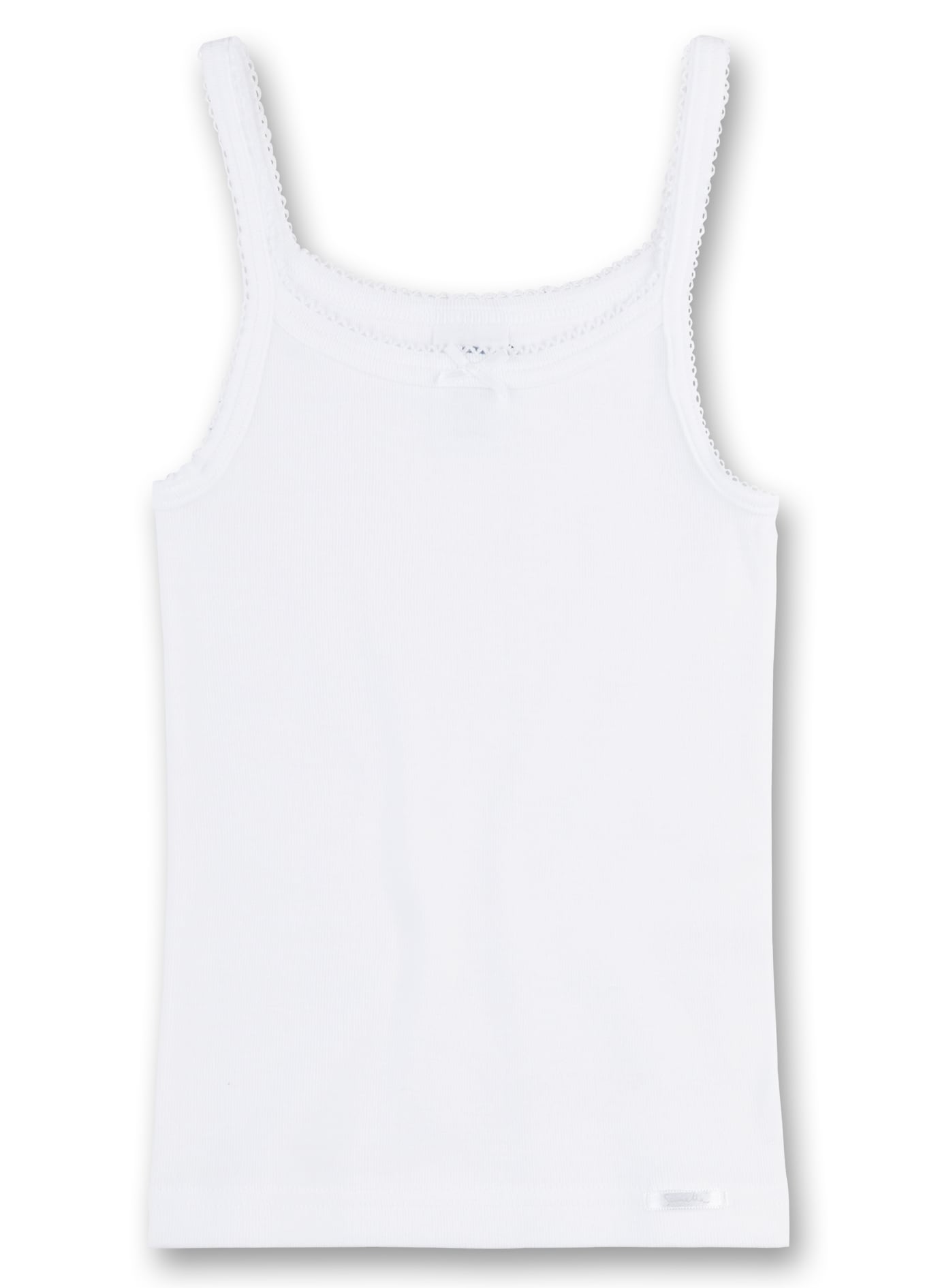 M&auml;dchen Unterhemd Wei&szlig; - Bild 1