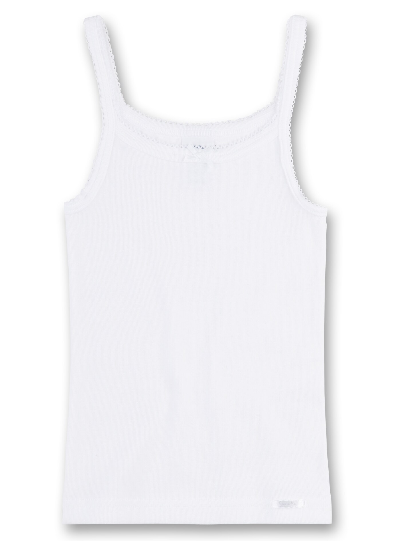 M&auml;dchen Unterhemd Wei&szlig; - Bild 1