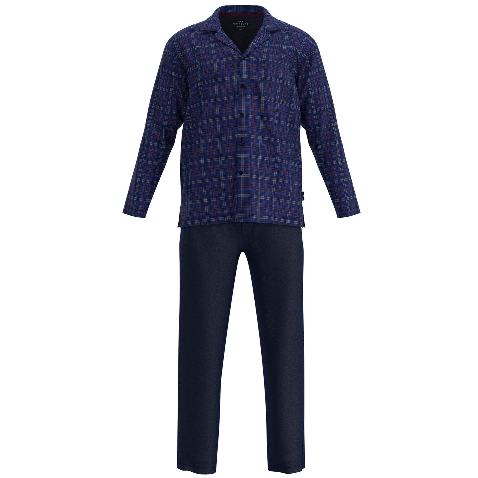 Pyjama Set Flanell Valencia Herren Pyjama
