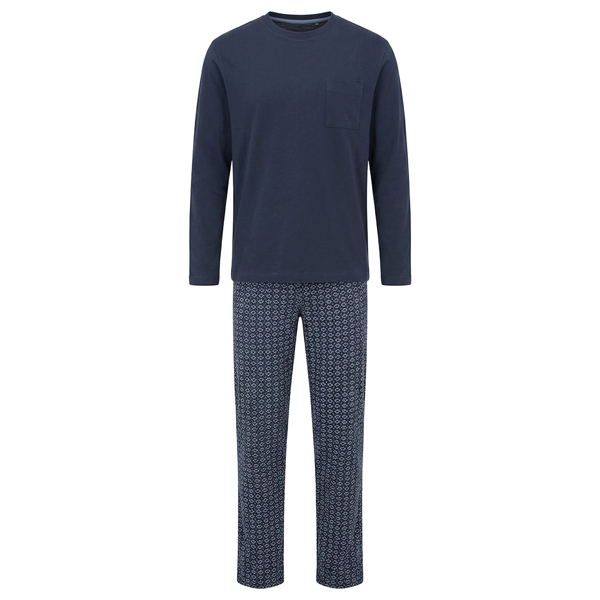 Schlafanzug Premium Cotton Herren Pyjama - Bild 1
