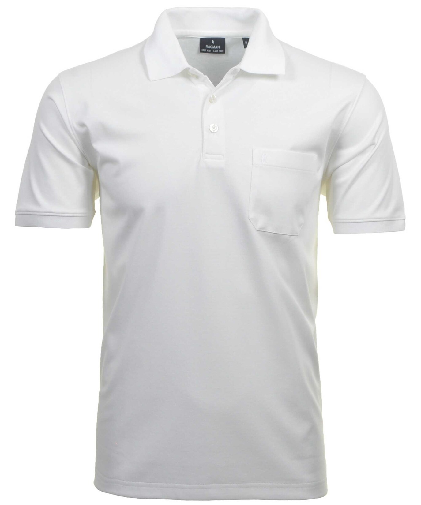 Softknit-Polo Herren Poloshirt