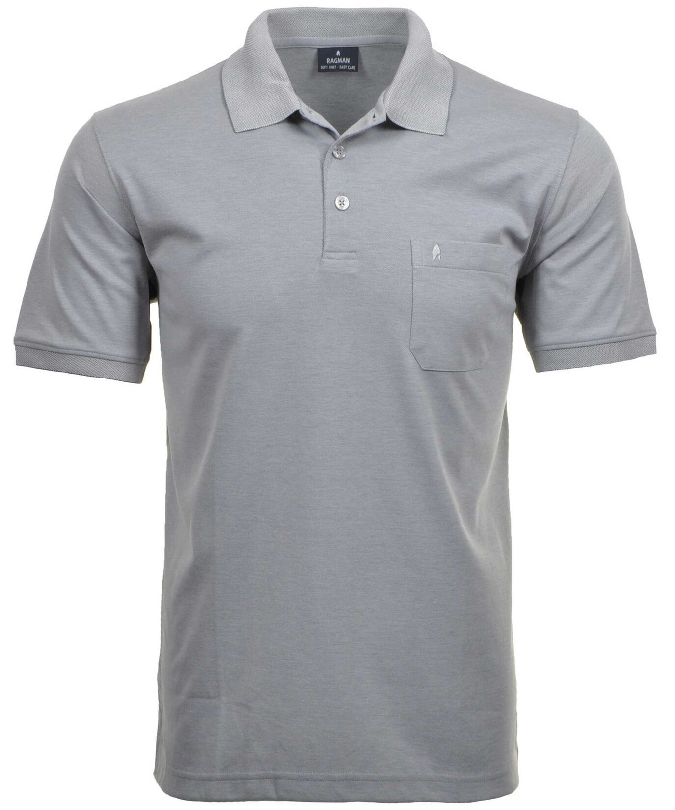 Softknit-Polo Herren Poloshirt