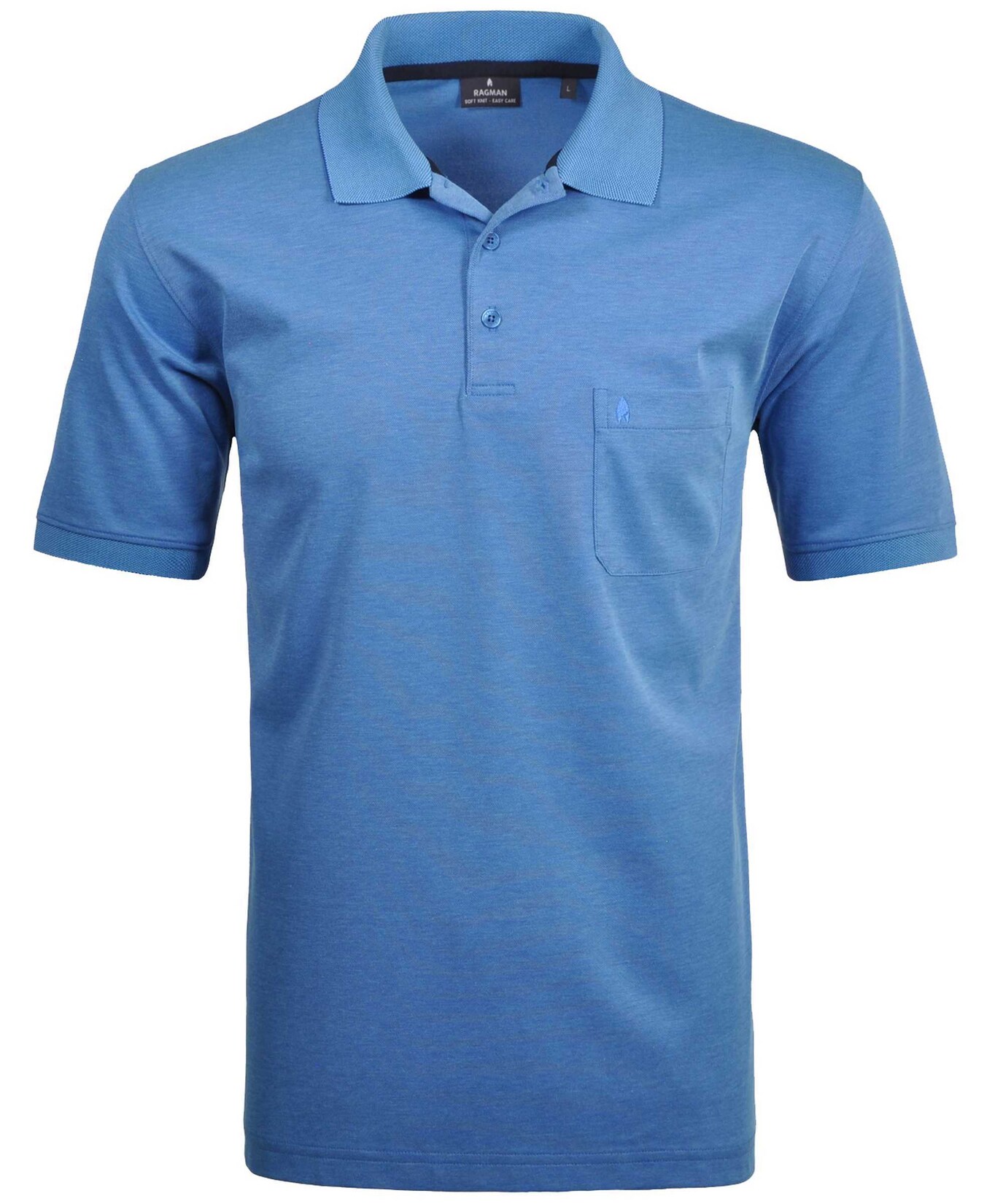 Softknit-Polo Herren Poloshirt