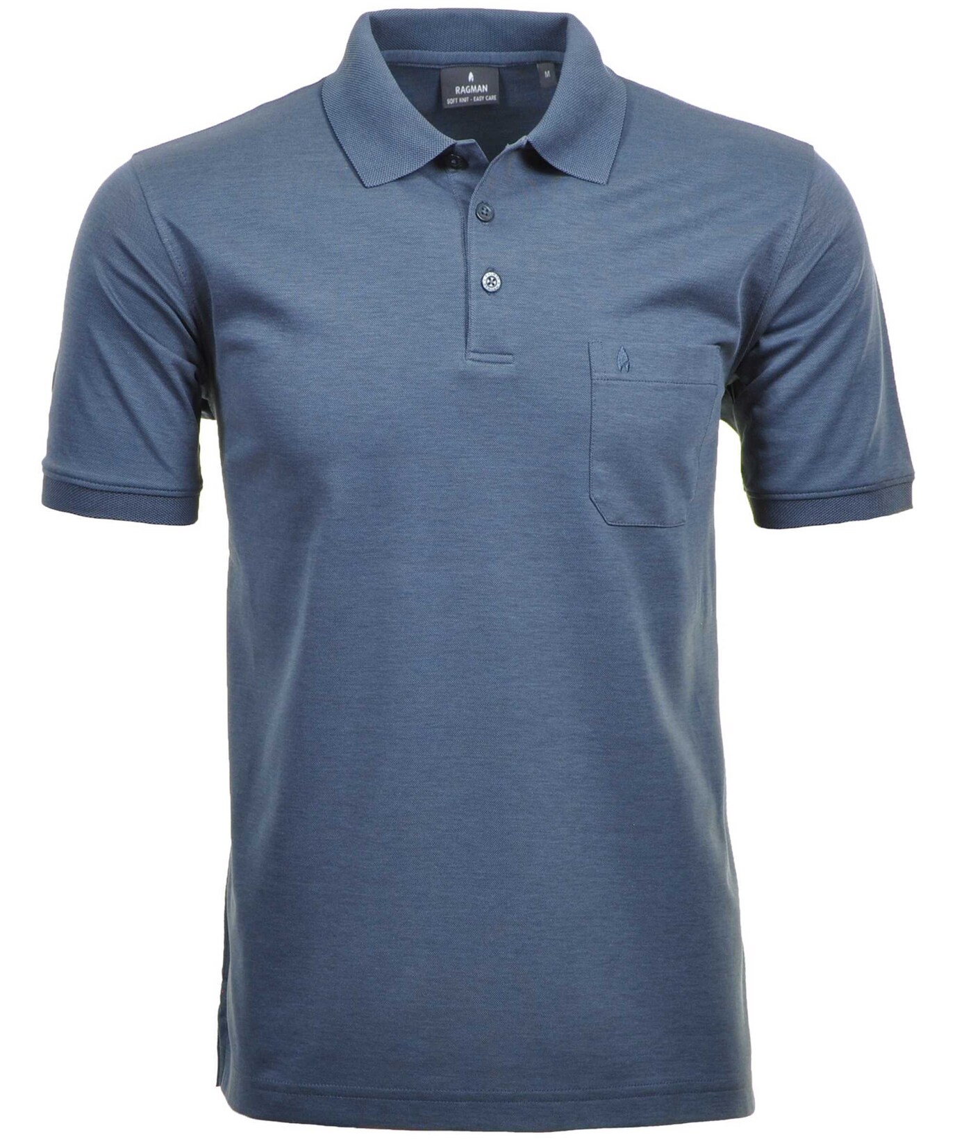 Softknit-Polo Herren Poloshirt