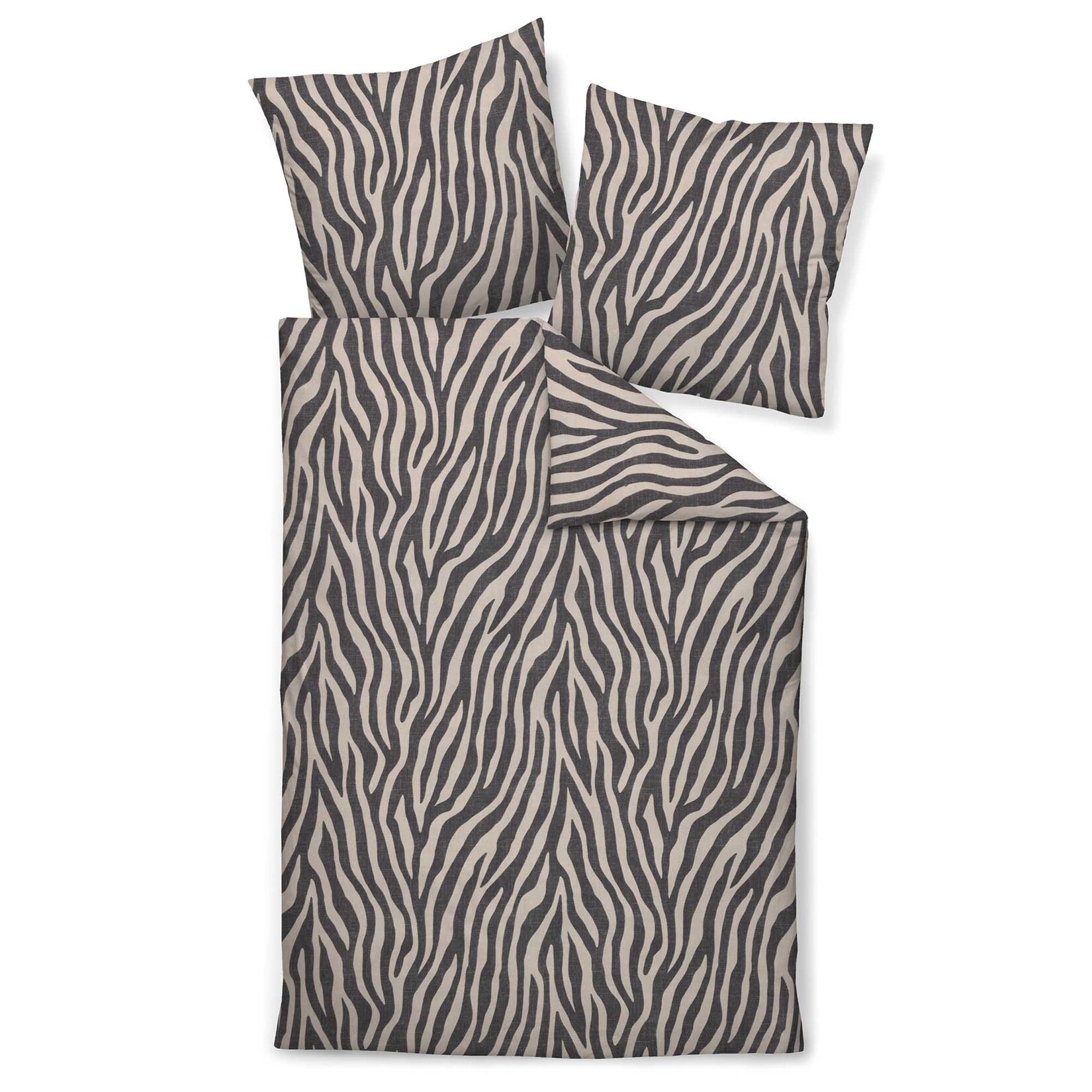 Davos Feinbiber Zebra Unisex Bettwäsche