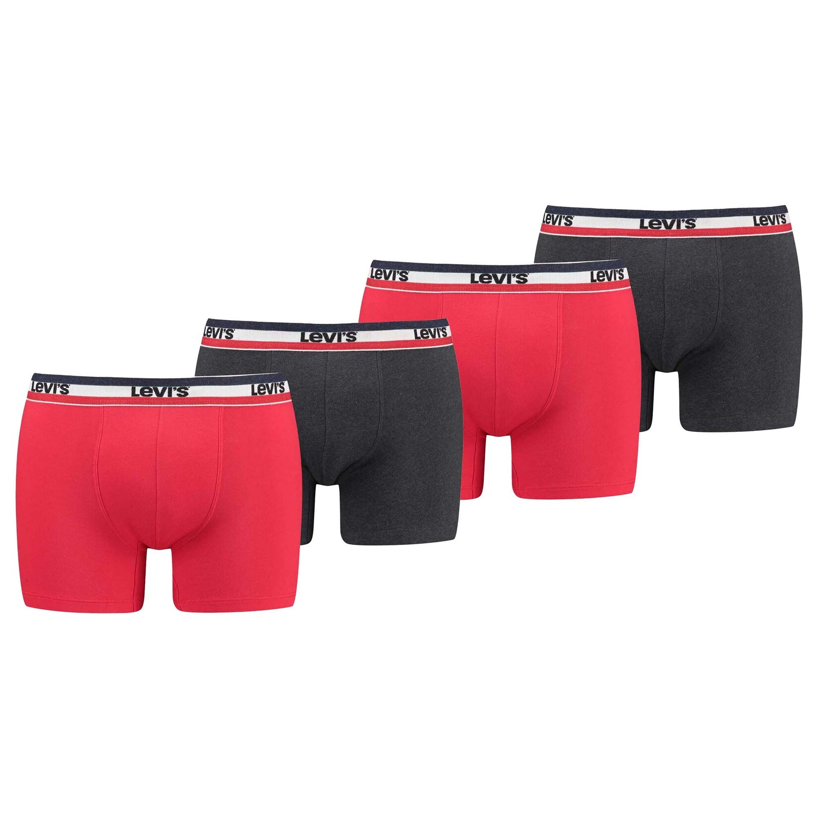 MEN SPRTSWR LOGO BOXER BRIEF ORG CO 4P ECOM Herren Boxershort Mehrfarbig