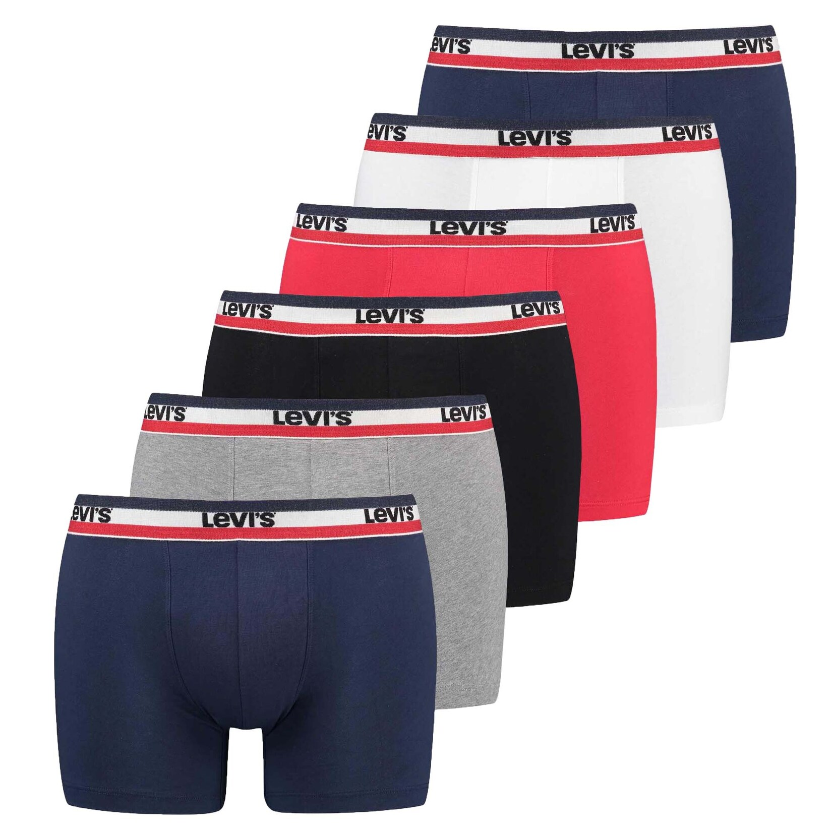 SPRTSWR LOGO BOXER BRIEF ORG CO 6P ECOM Herren Boxershort