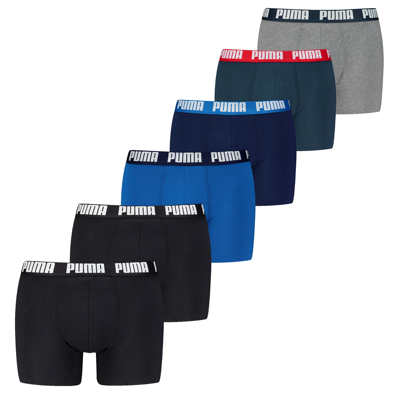 PUMA BASIC BOXER 6P ECOM Herren Boxershort