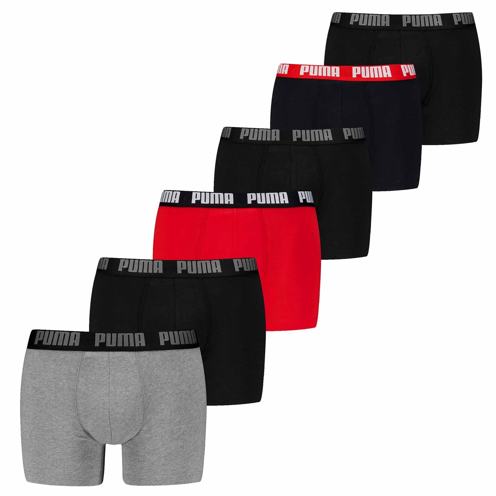 PUMA BASIC BOXER 6P ECOM Herren Boxershort