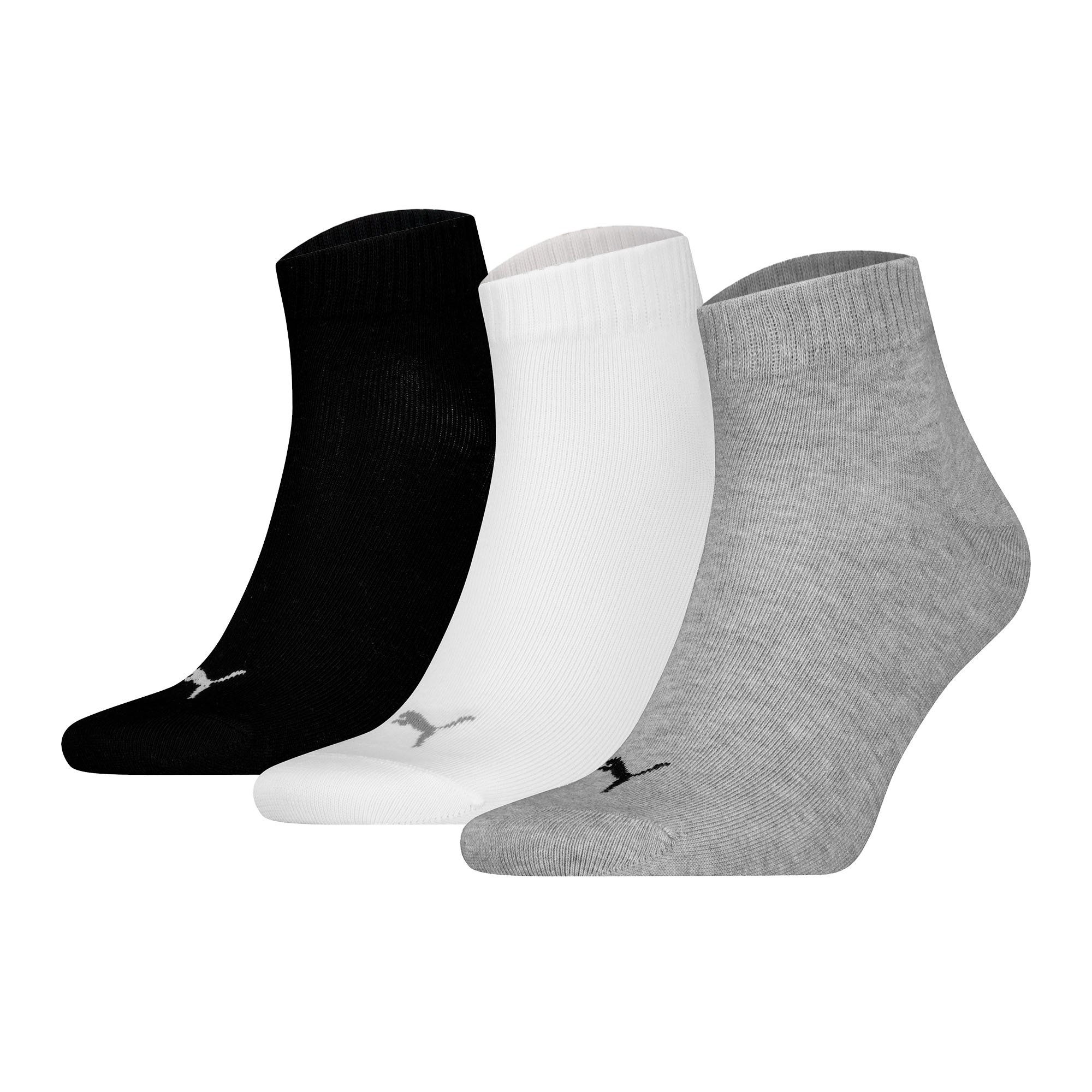 Quarter Plain 3P Unisex Socken - Bild 1