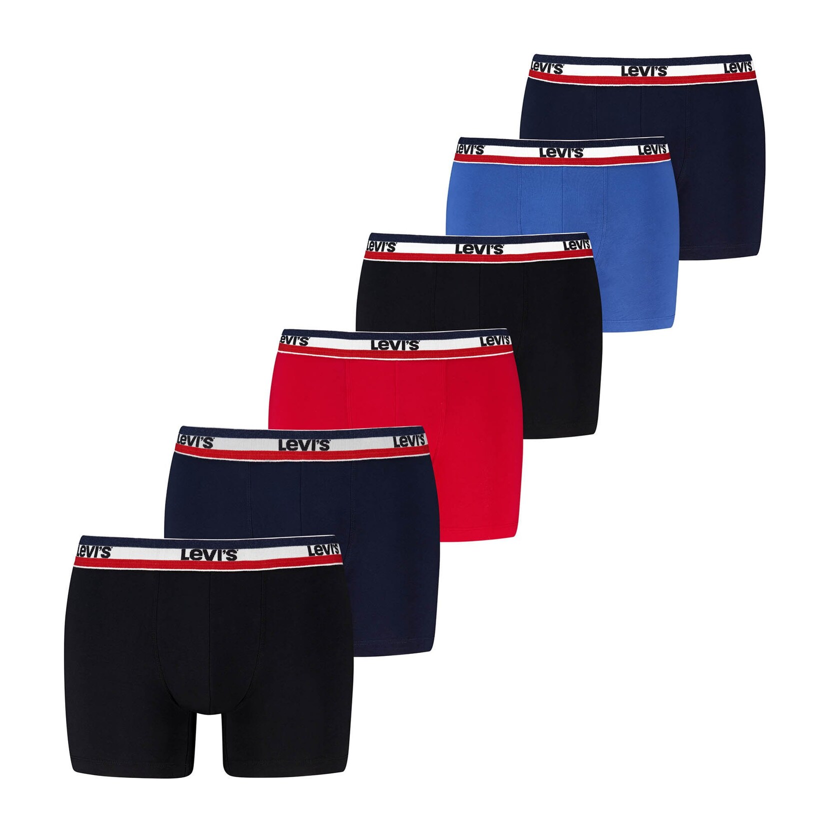 Repeat SPW Logo Boxer Brief 6P ECOM Herren Boxershort